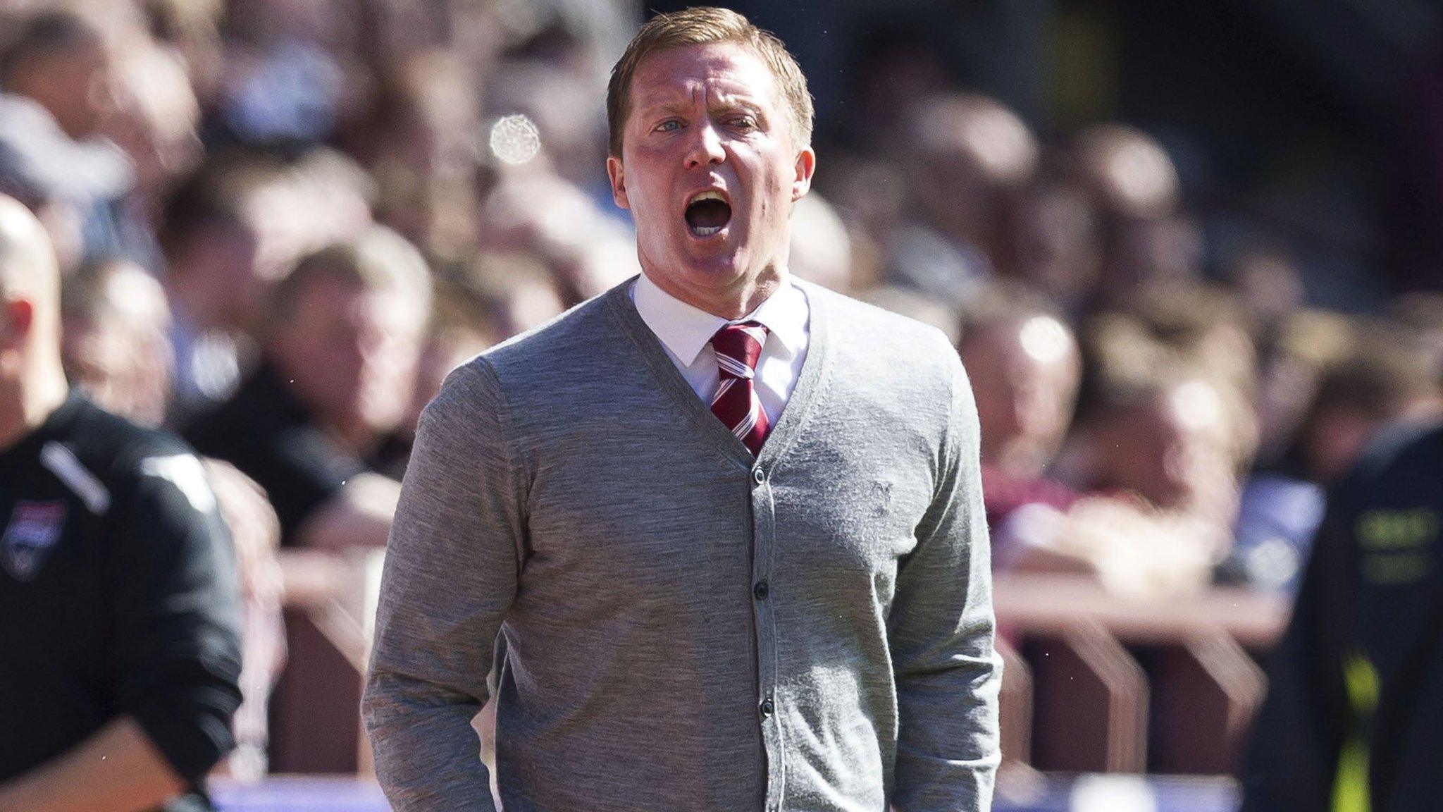 Hearts manager Gary Locke