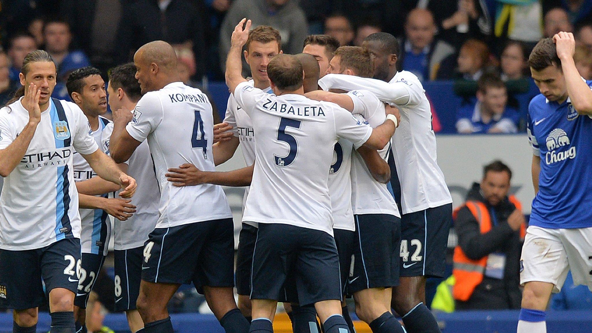 Manchester City celebrate