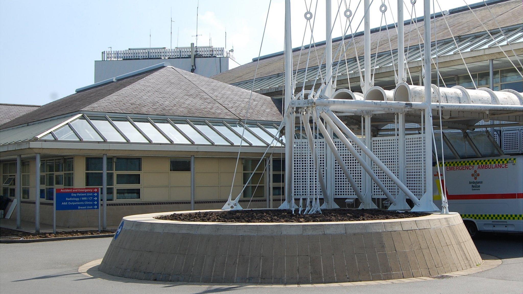 A&E entrance to Princess Elizabeth Hospital