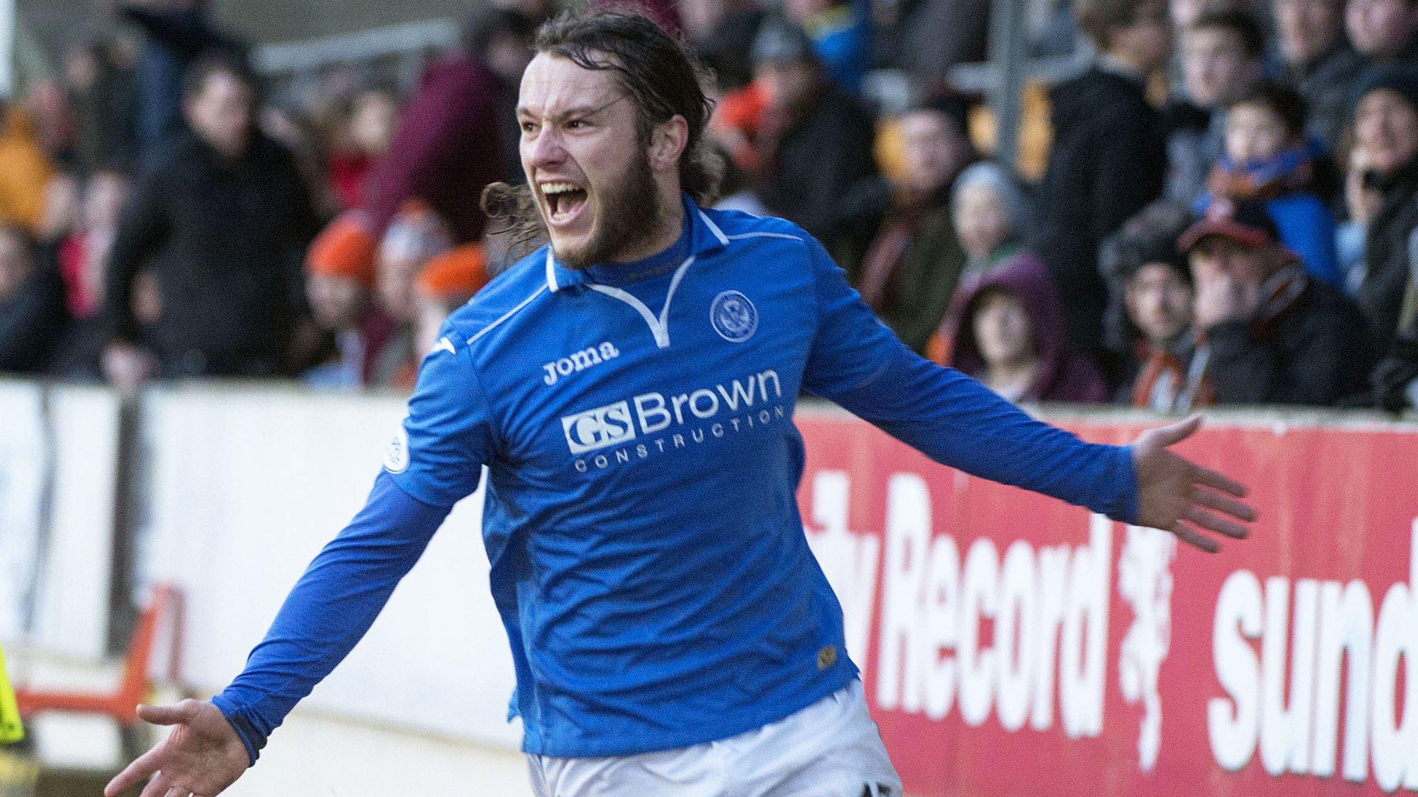 St Johnstone striker Stevie May