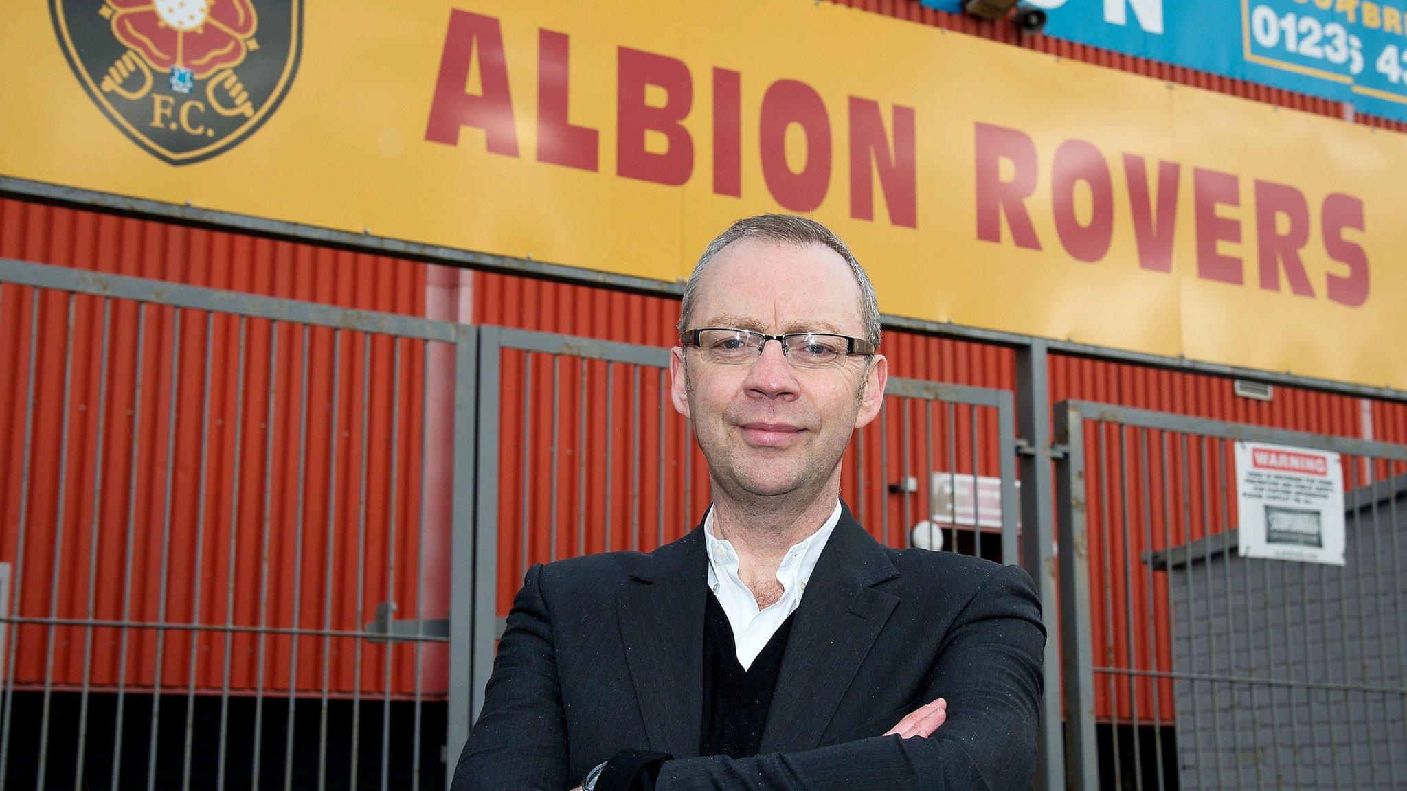 Albion Rovers chairman John Devlin