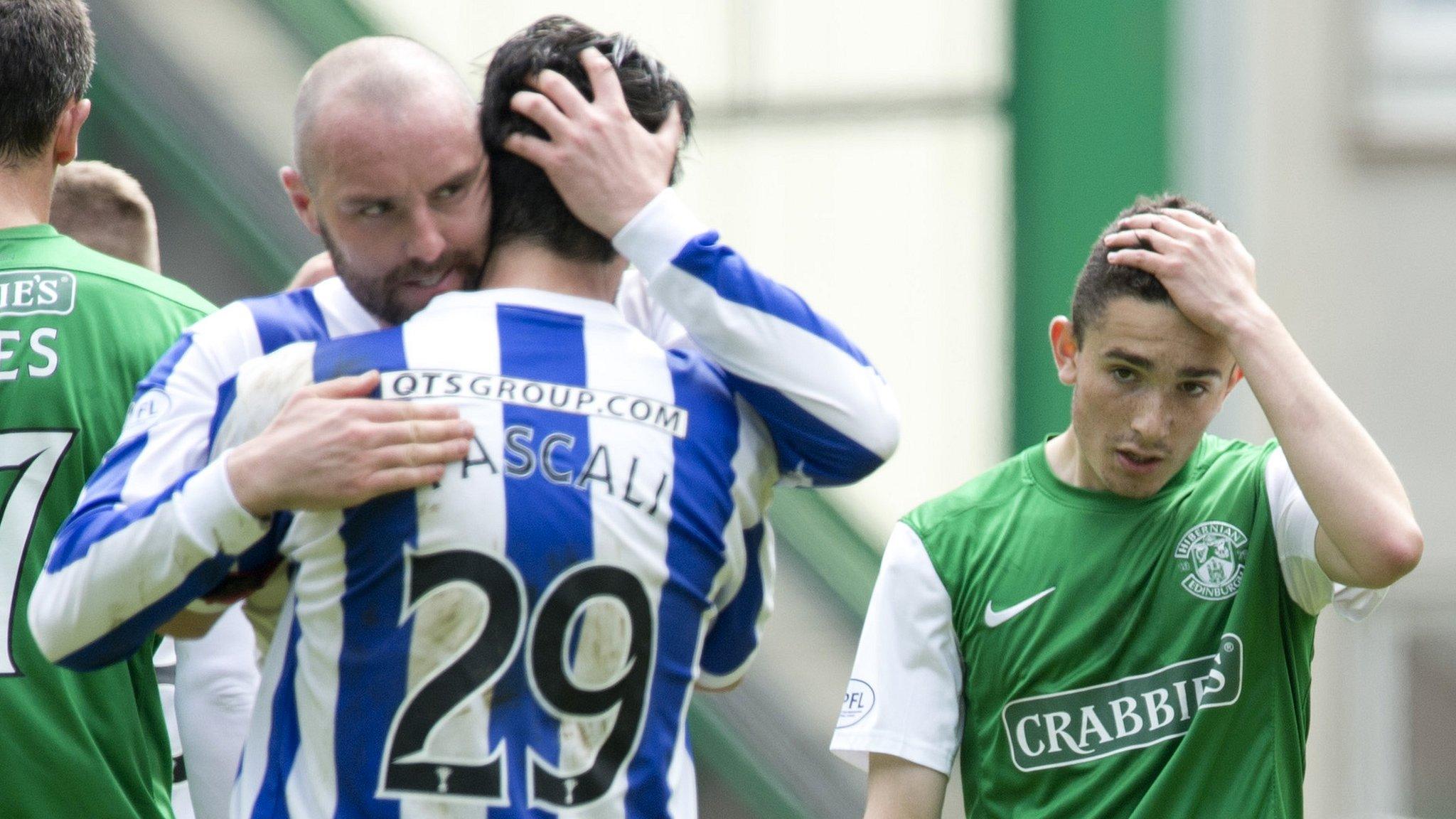 Kris Boyd, Manuel Pascali and Alex Harris