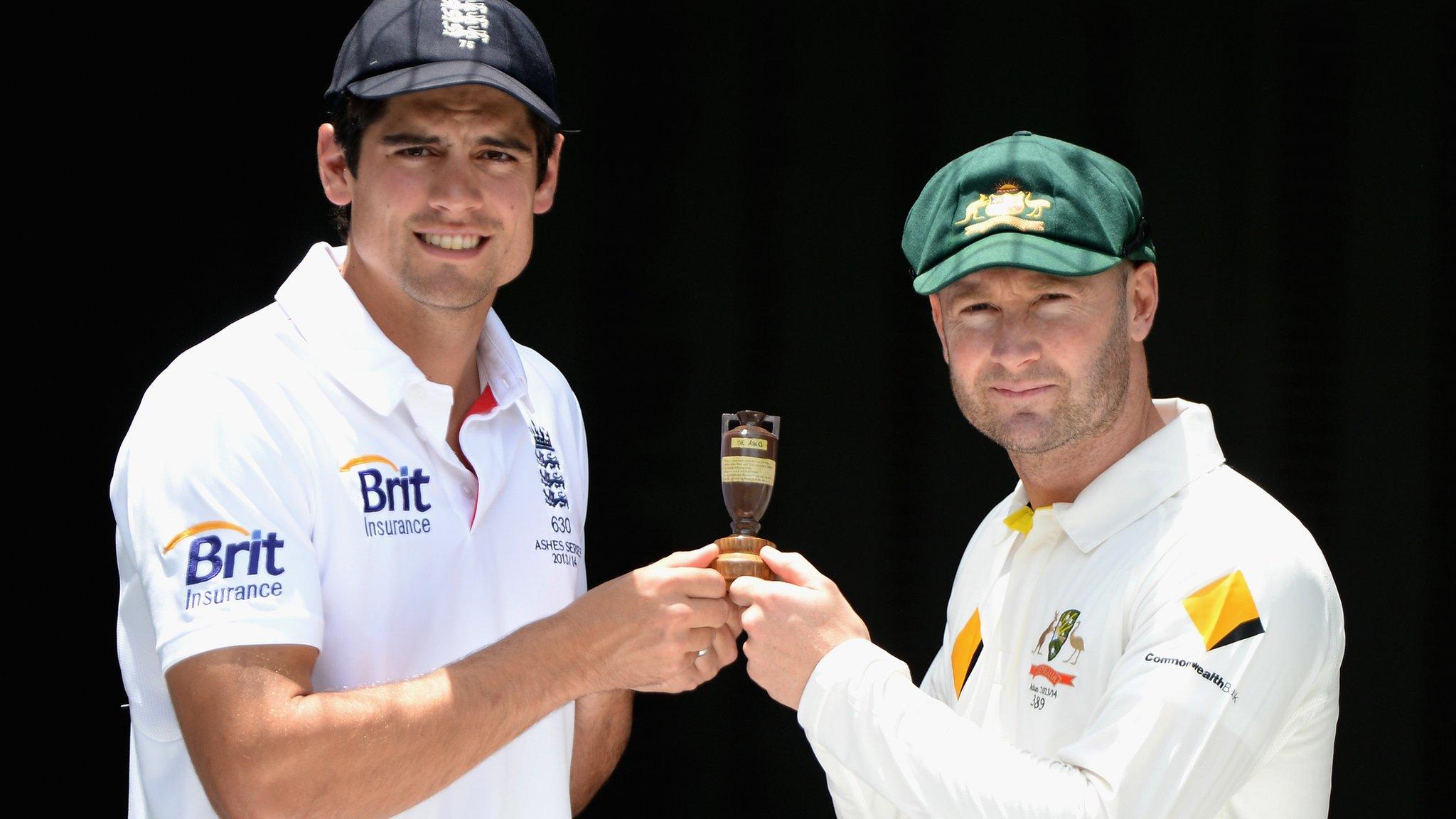 Alastair Cook and Michael Clarke