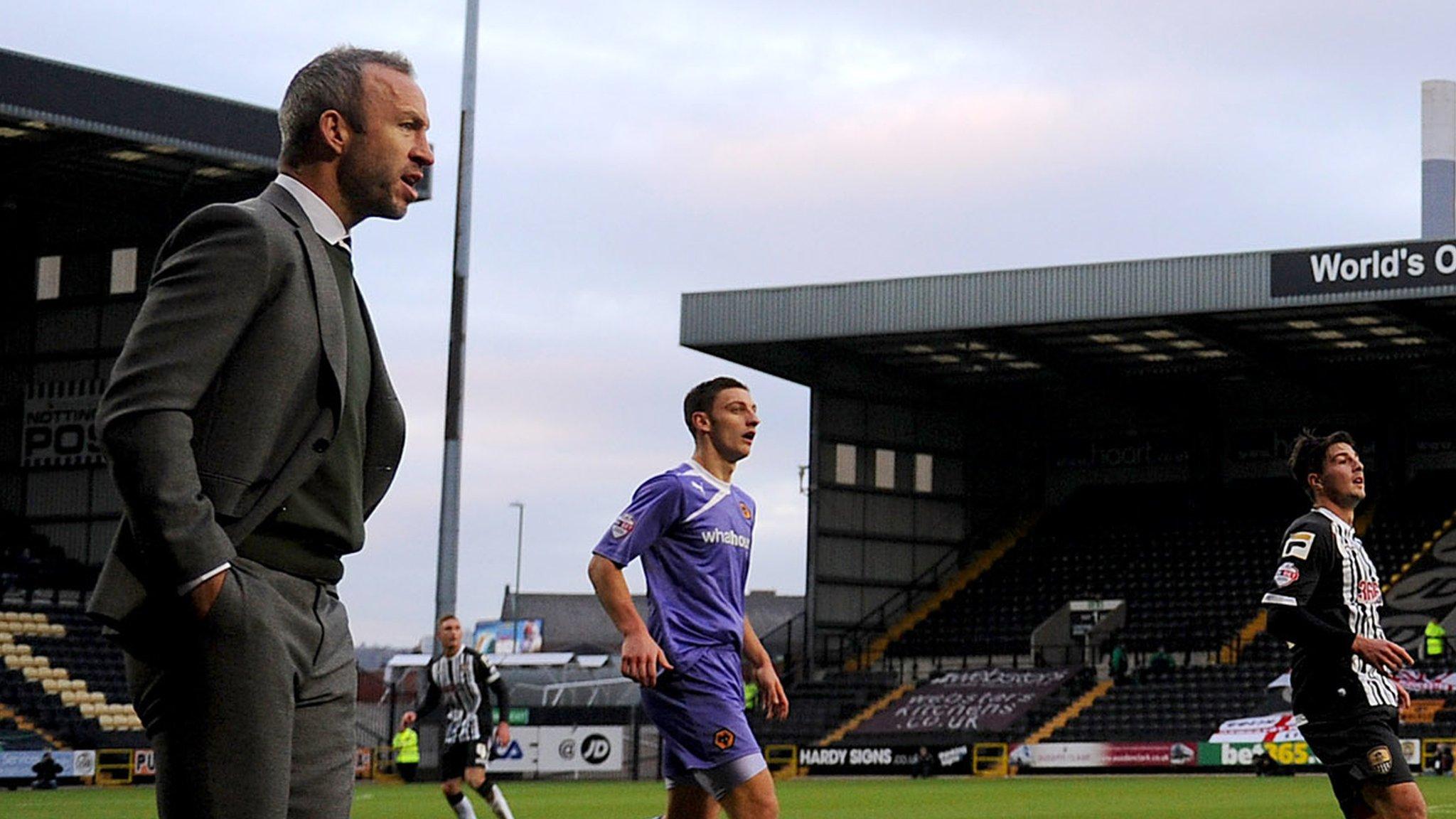 Notts County manager Shaun Derry