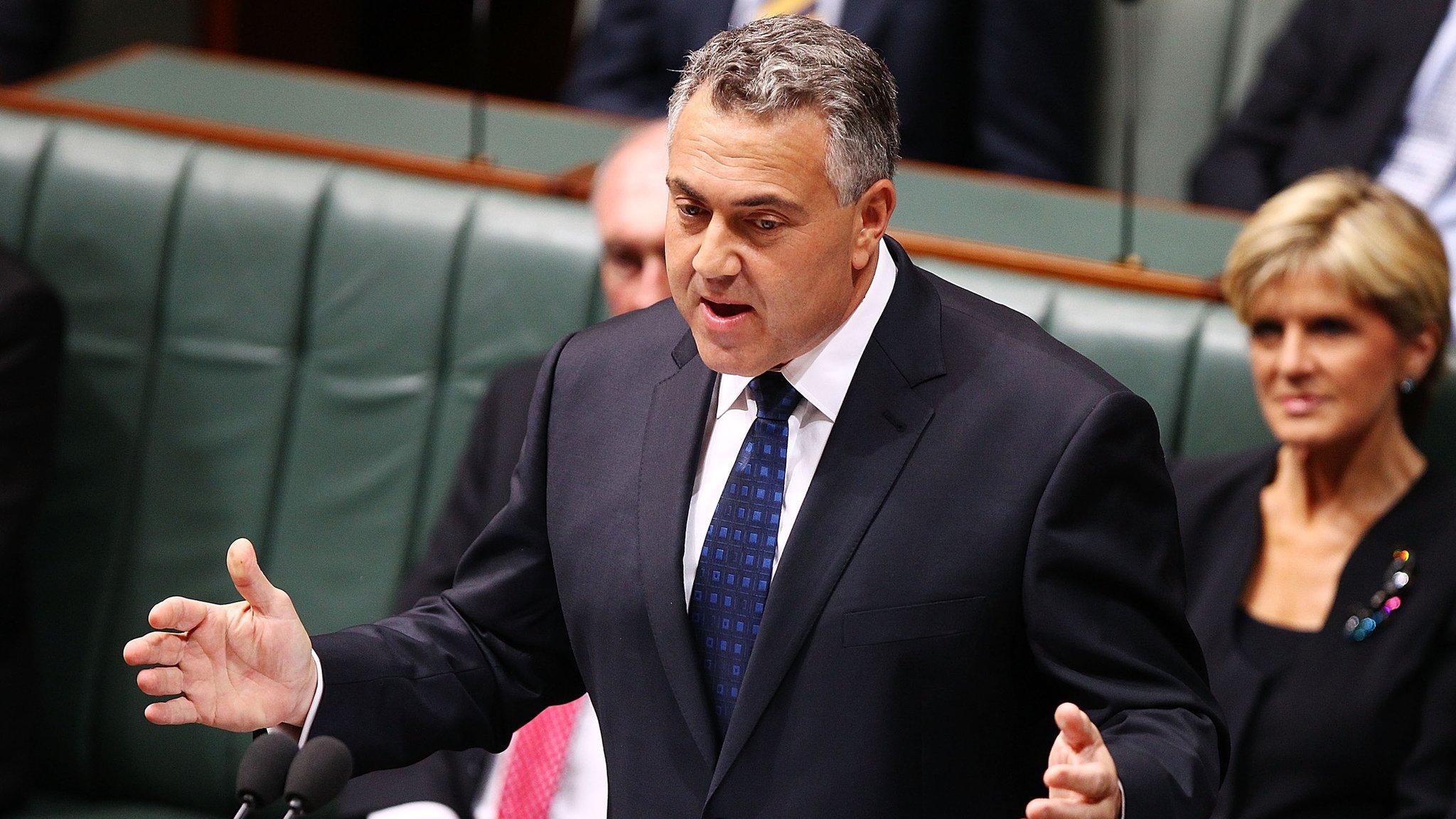 Australian Treasurer Joe Hockey