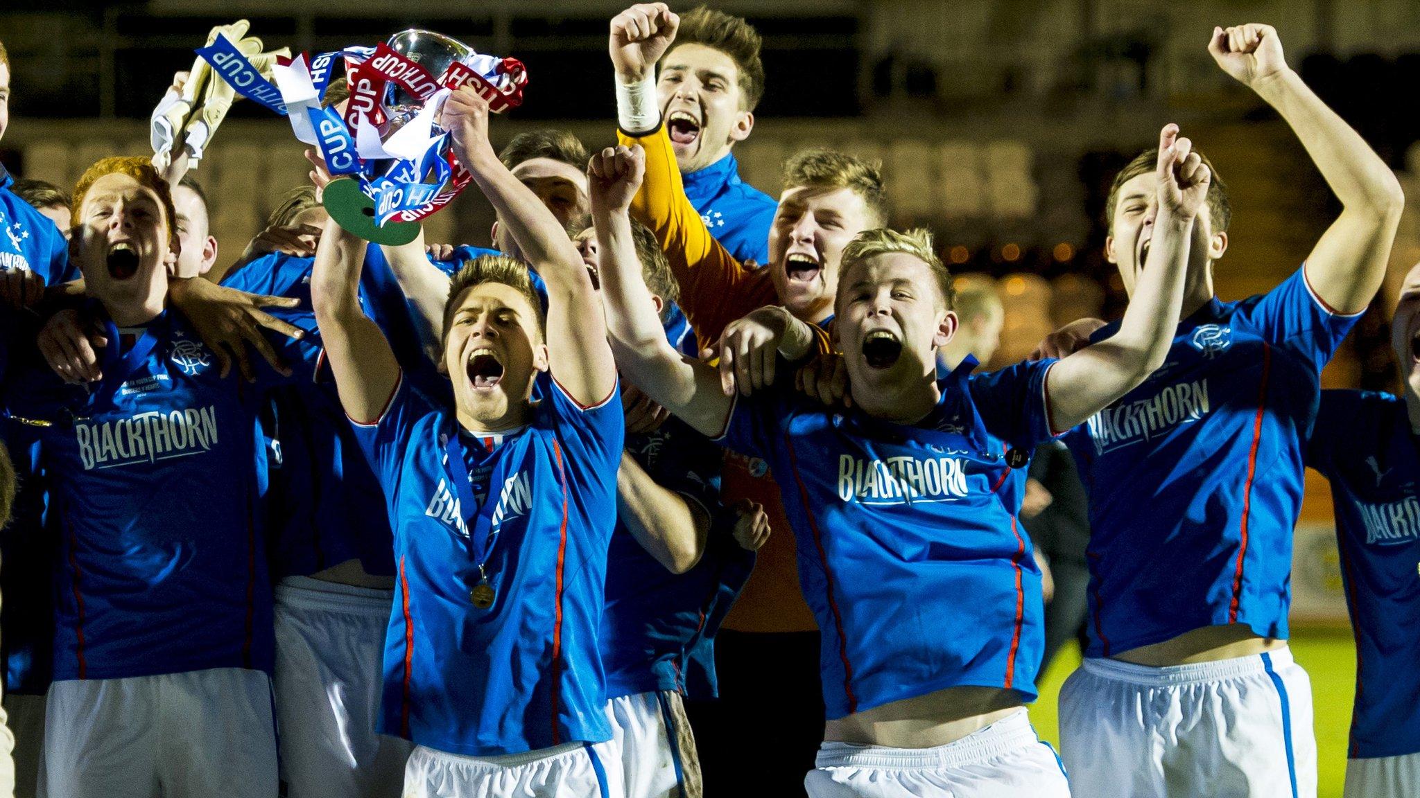 Rangers won the Youth Cup after a penalty shoot-out