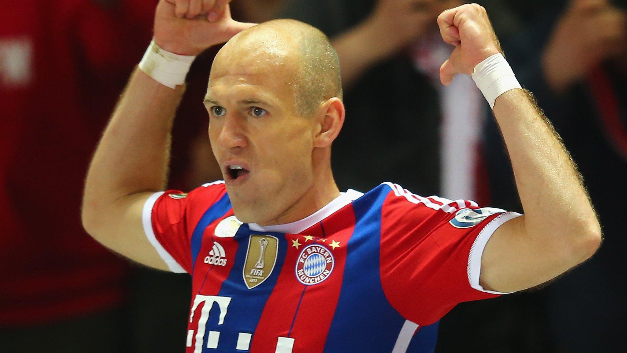 Bayern Munich's Arjen Robben