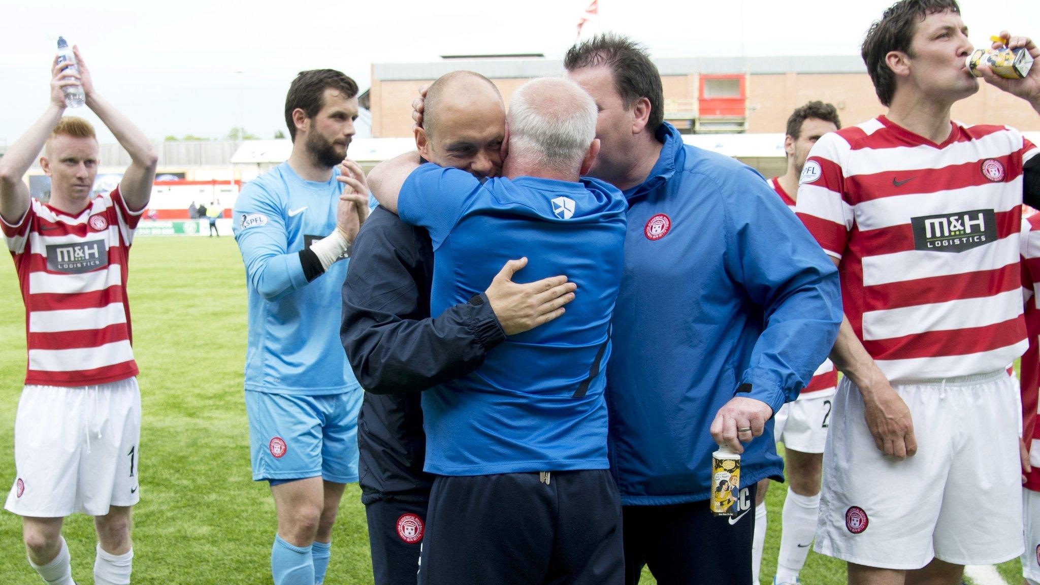 Hamilton meet Hibs in the play-off final