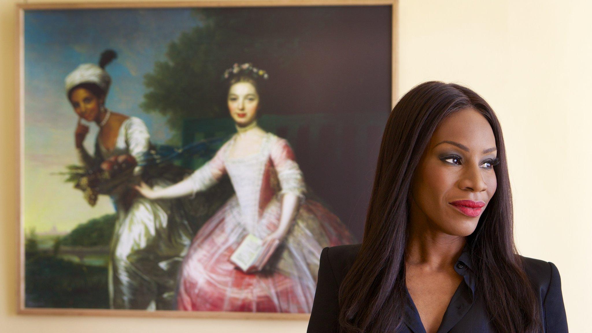 Amma Asante and Portrait of Dido Elizabeth Belle & Lady Elizabeth Murray