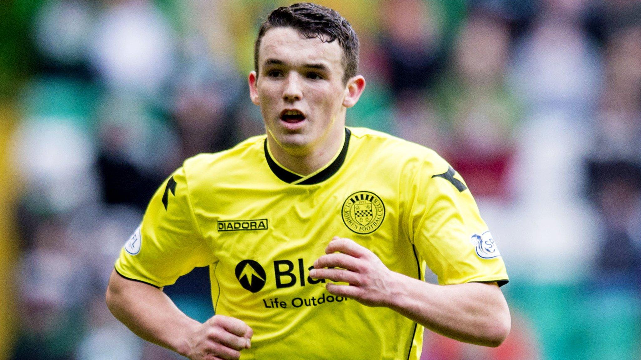 St Mirren midfielder John McGinn