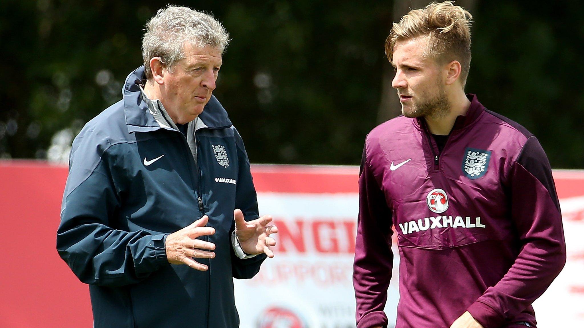 Roy Hodgson & Luke Shaw