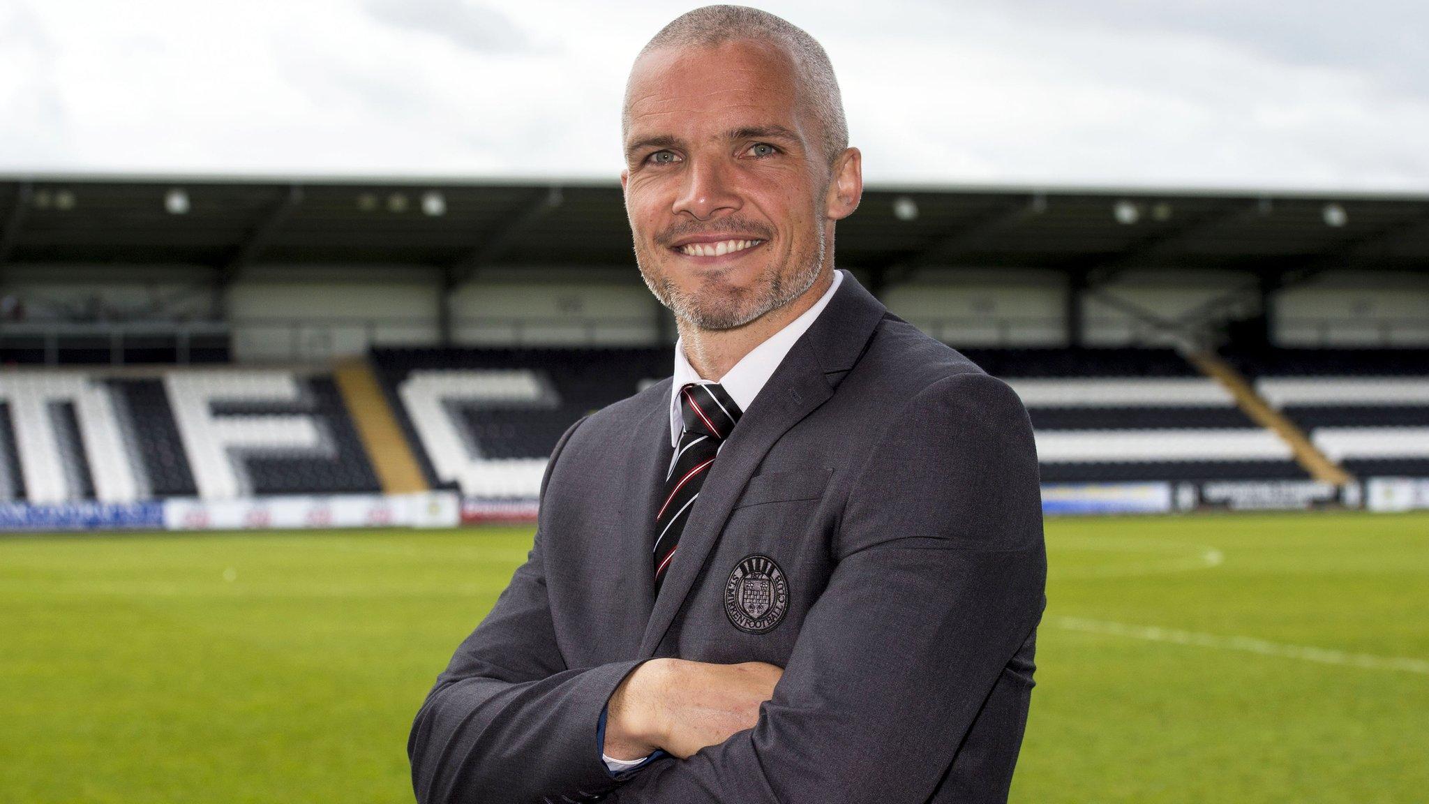 St Mirren player-coach Jim Goodwin