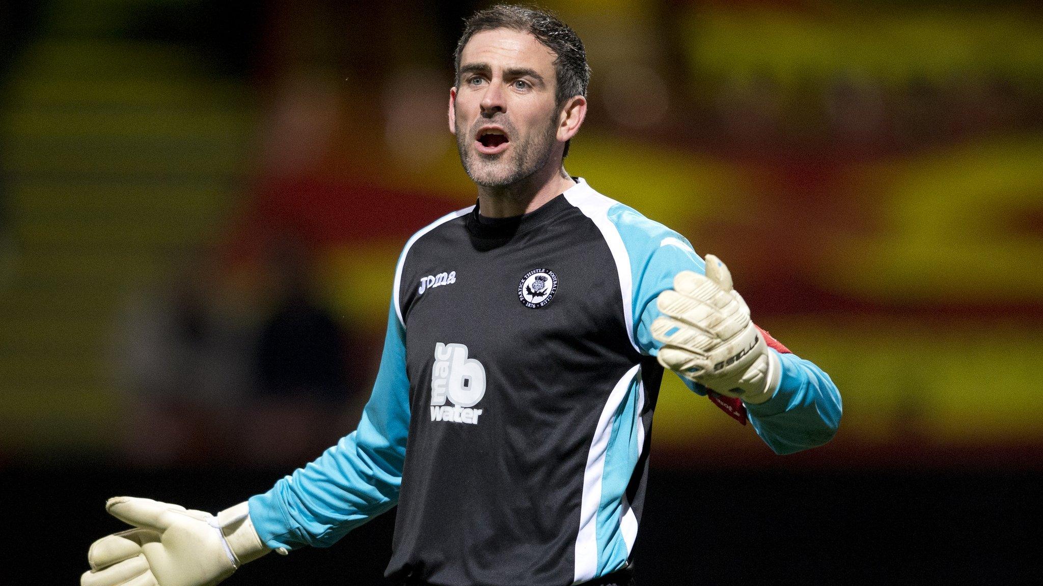 Partick Thistle goalkeeper Paul Gallacher