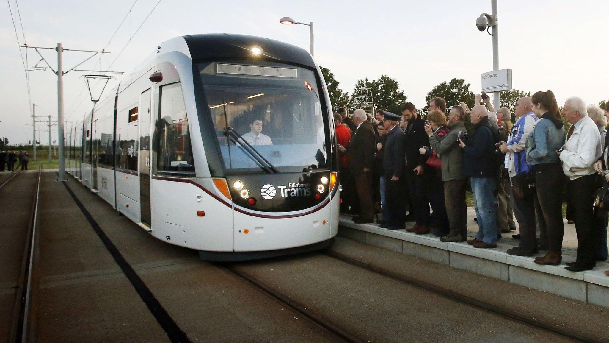 tram on track