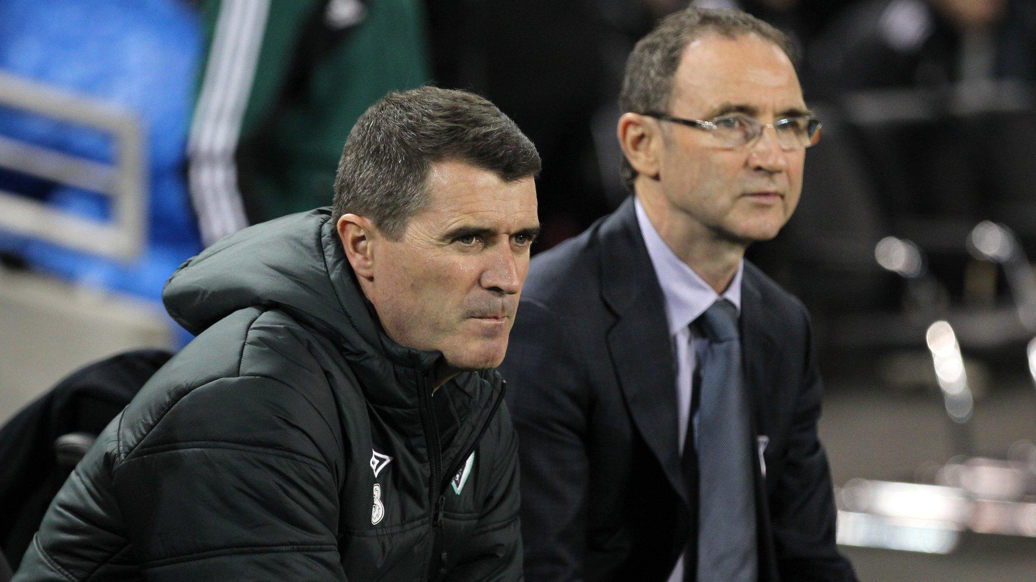 Roy Keane (left) and Martin O'Neill