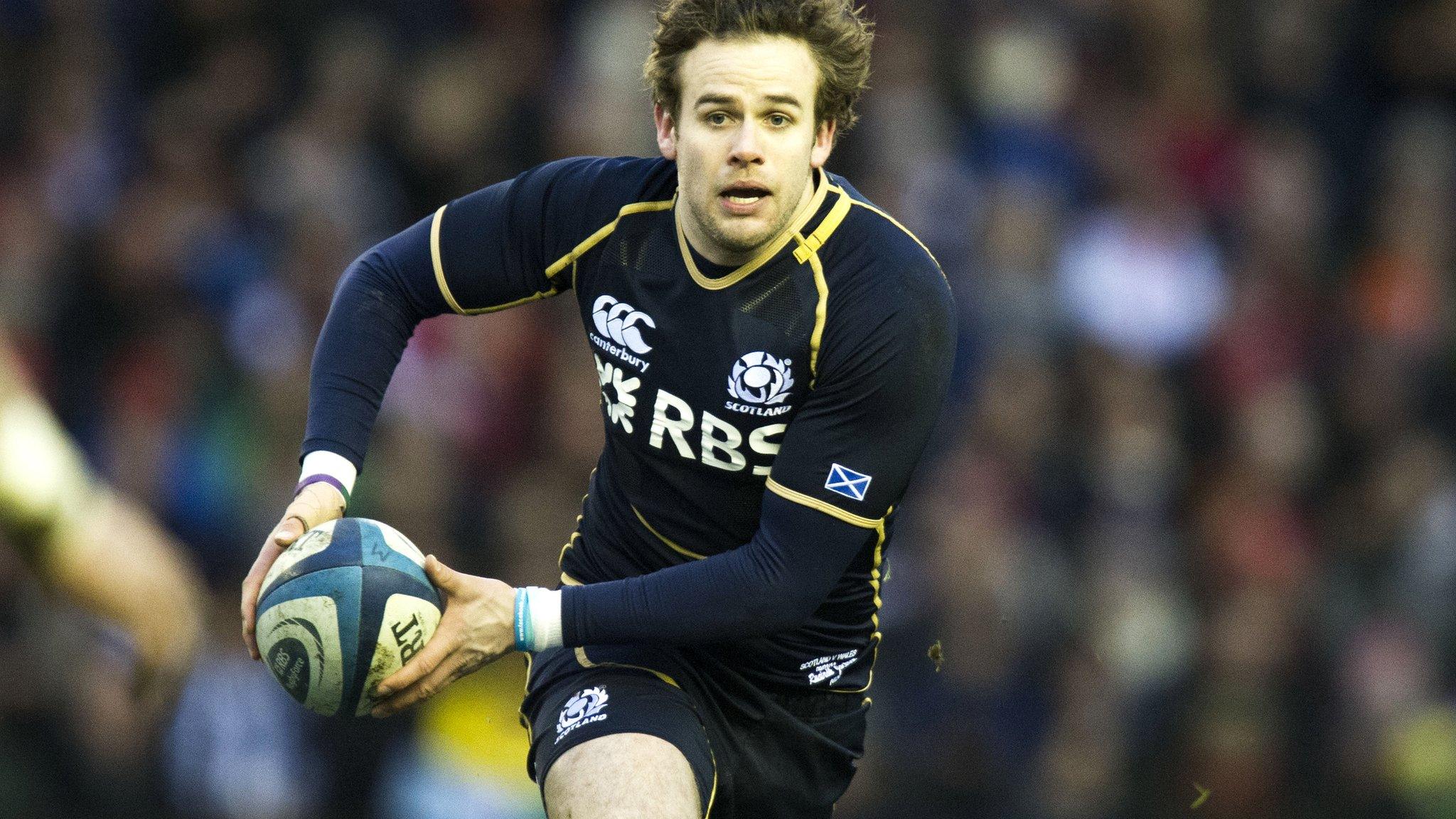 Ruaridh Jackson in action for Scotland