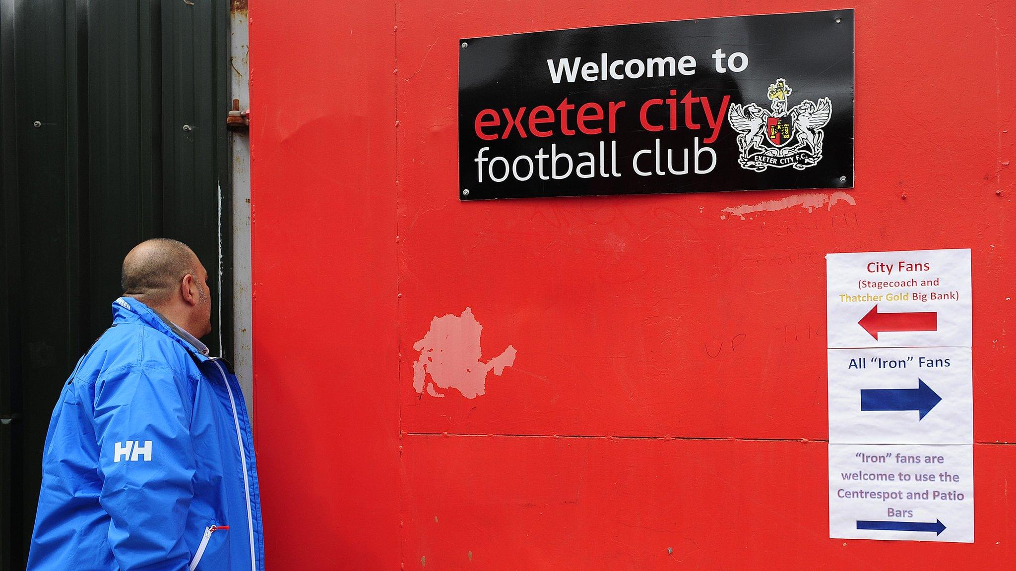 Exeter City's St James Park ground