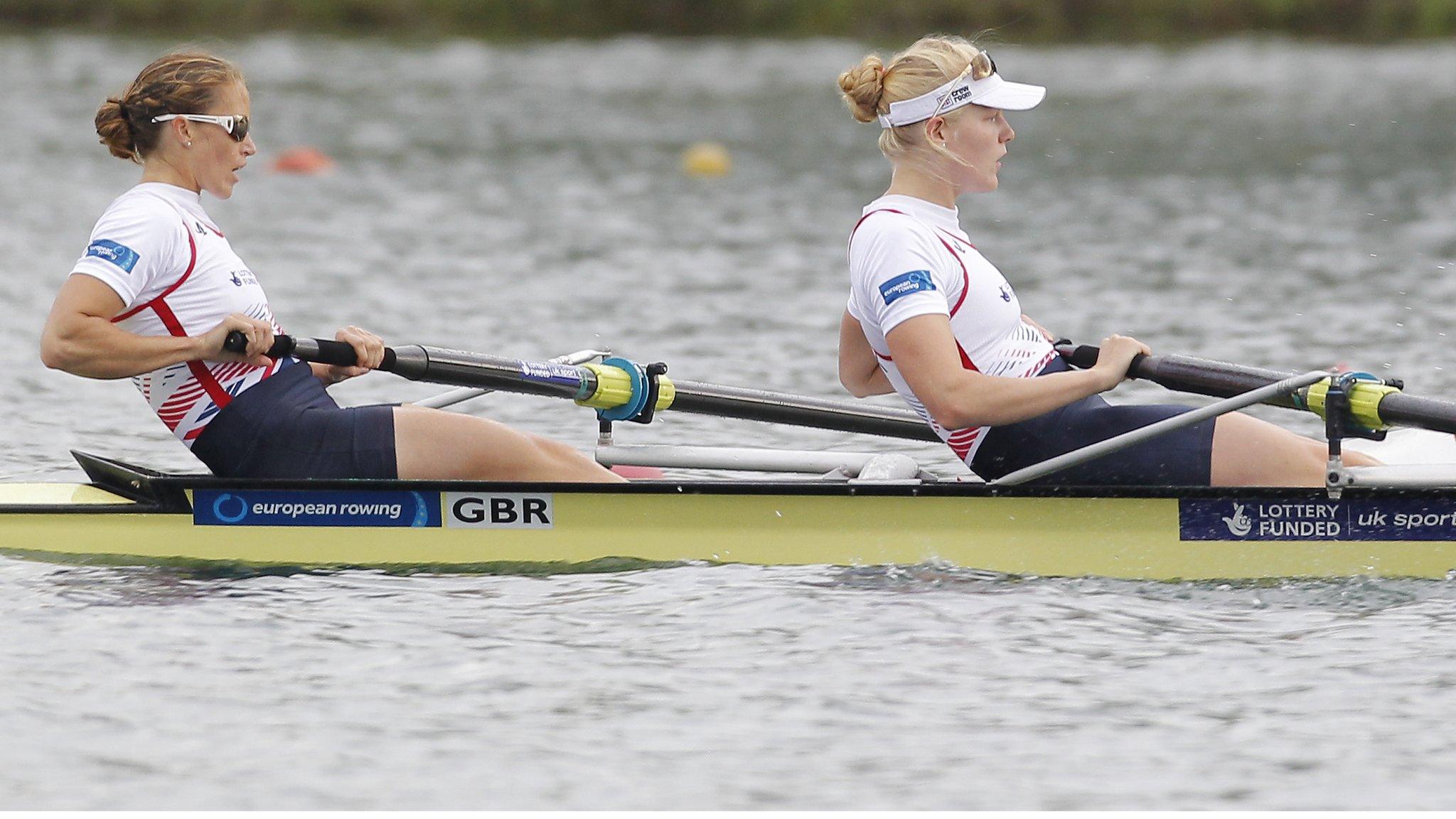 Helen Glover (left) and Polly Swann