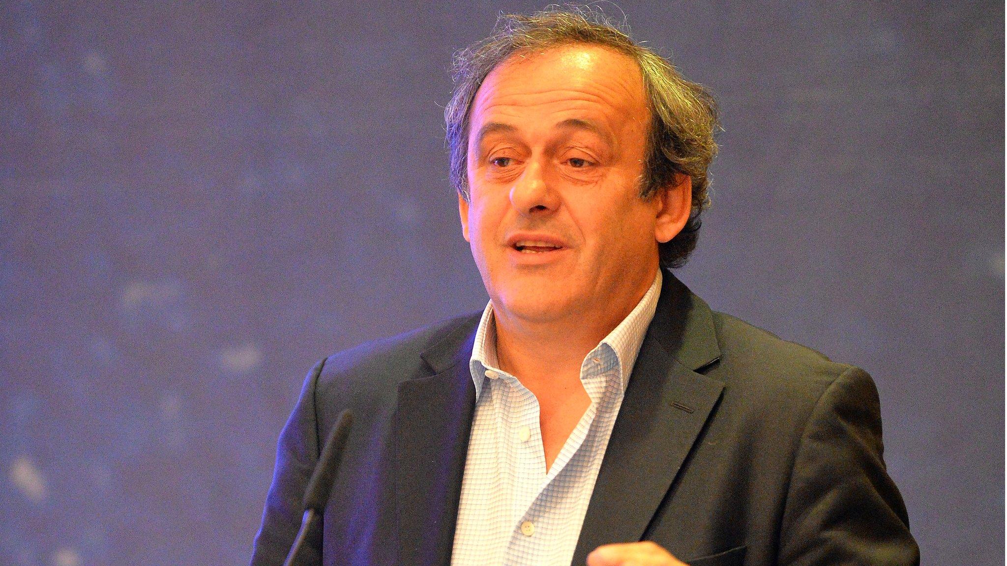 Uefa president Michel Platini