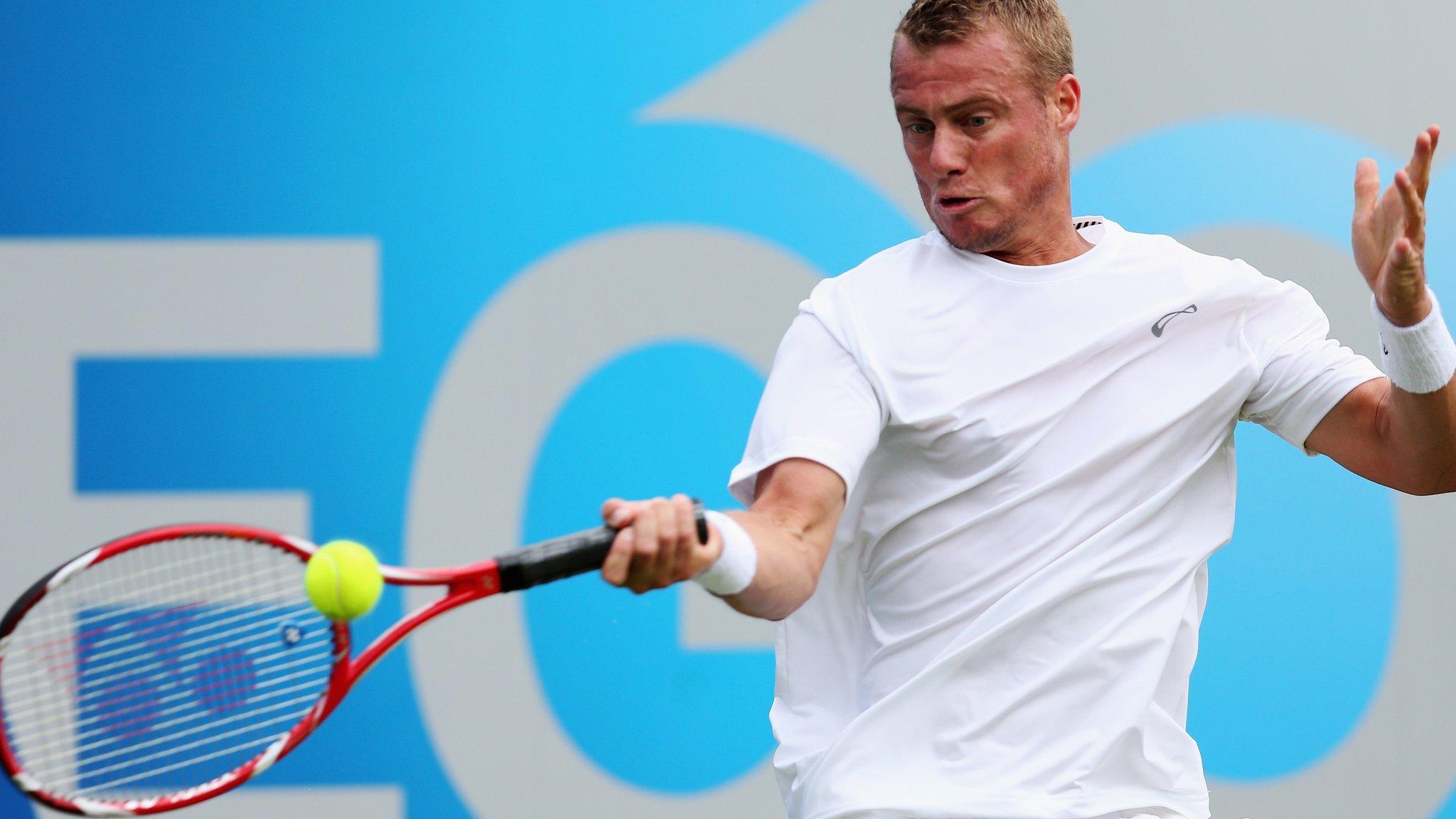 Lleyton Hewitt beats Daniel Gimeno-Traver