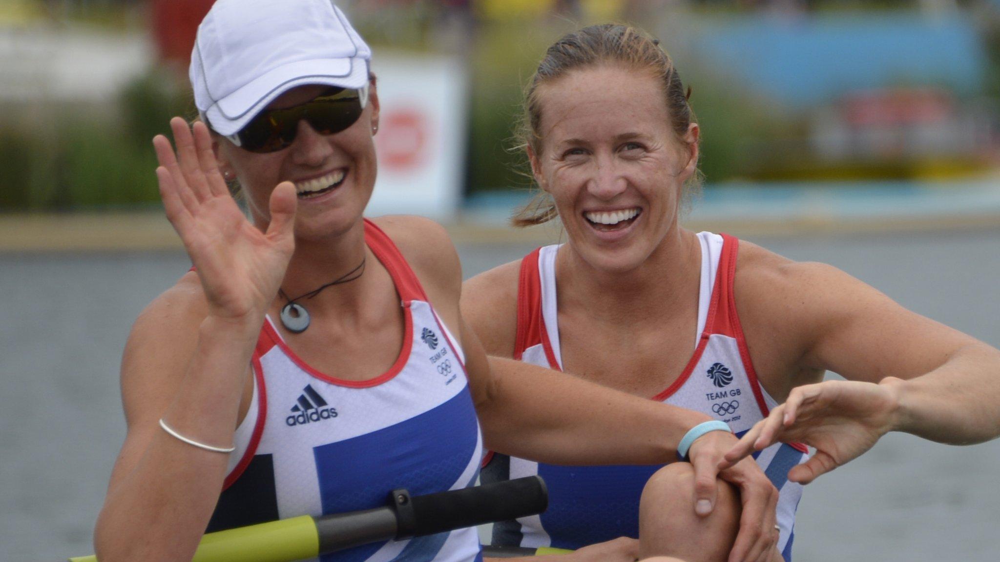 Heather Stanning (left) and Helen Glover