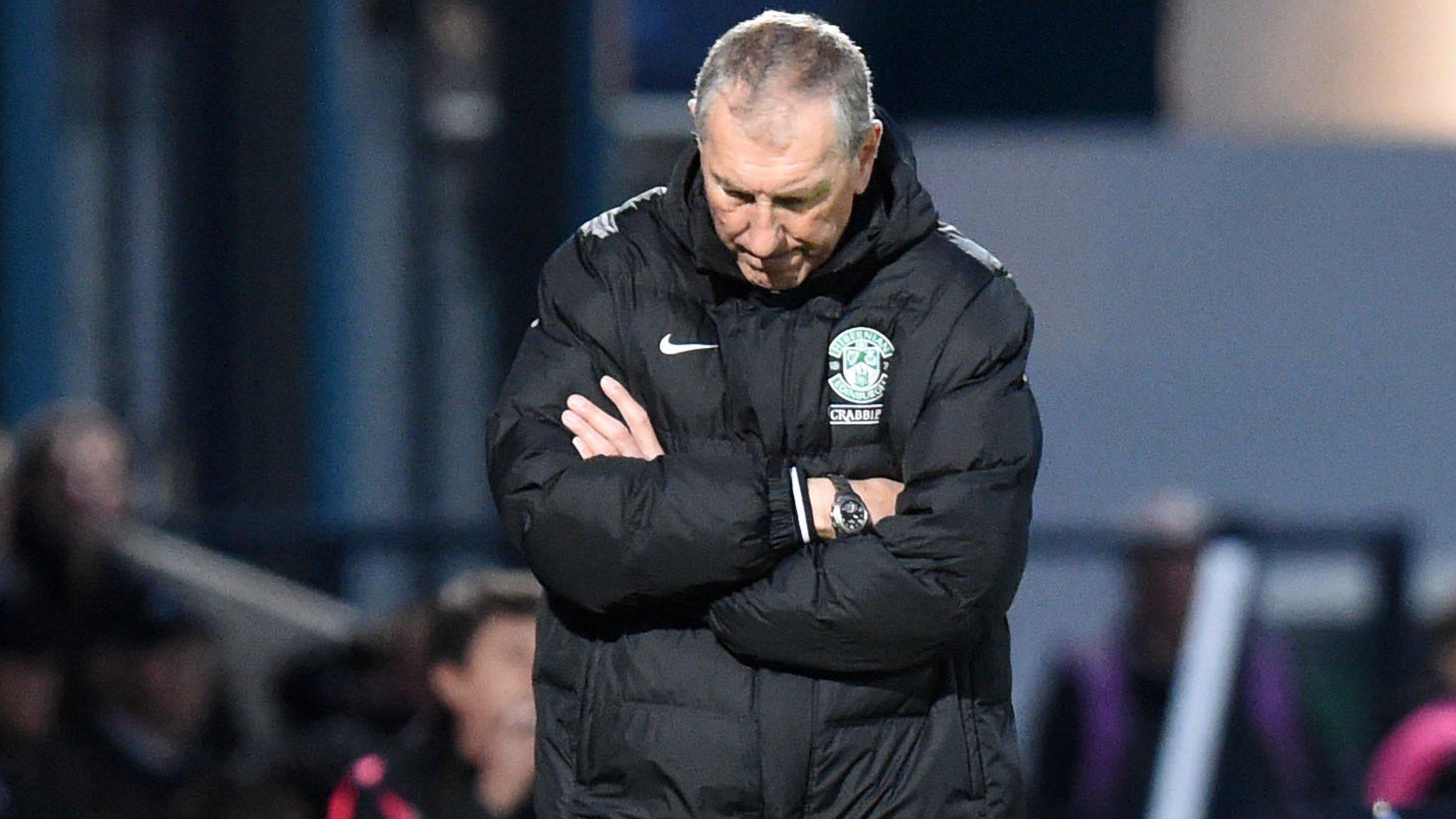 Terry Butcher won just six of the 29 games he was in charge of with Hibs