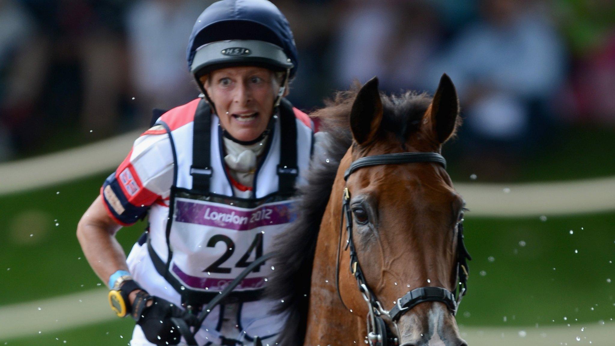 Mary King riding at London 2012