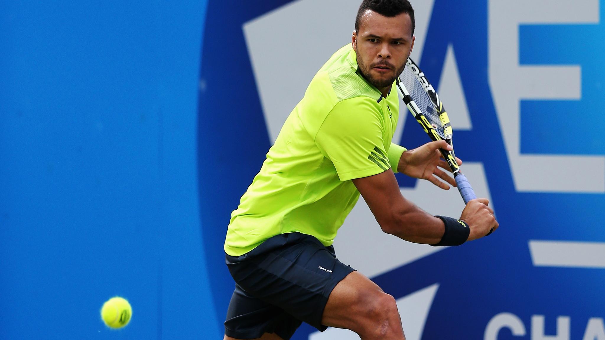 Jo Wilfred Tsonga at Queens