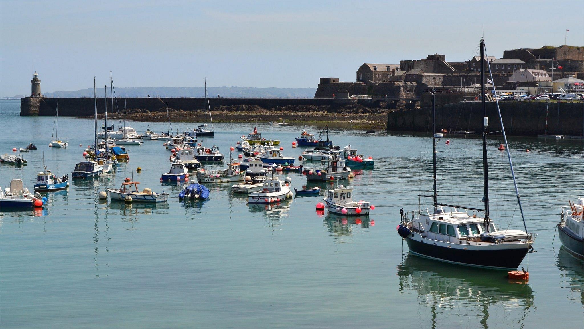 St Peter Port Harbour in Guernsey