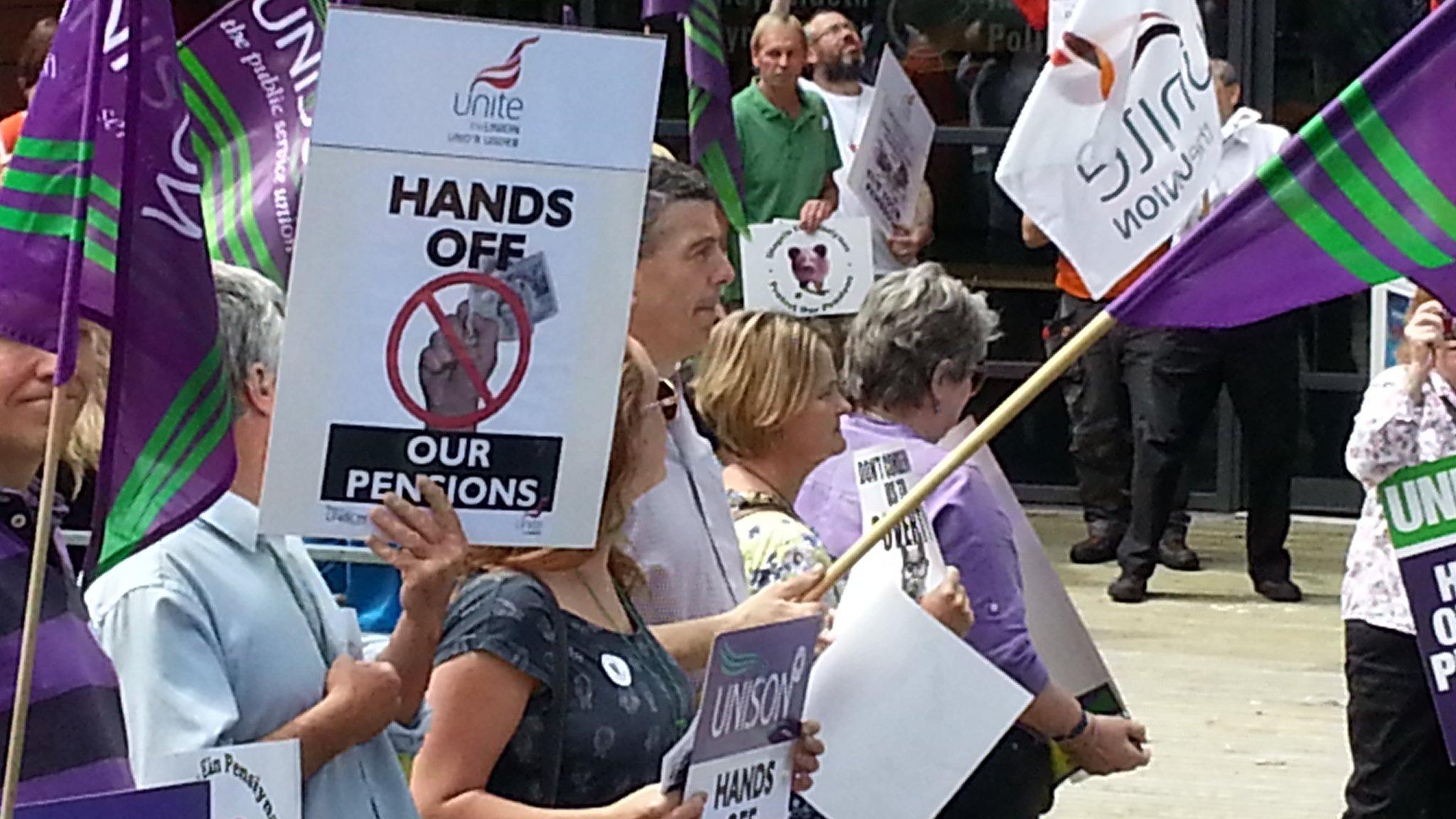 The Aberystwyth University protest