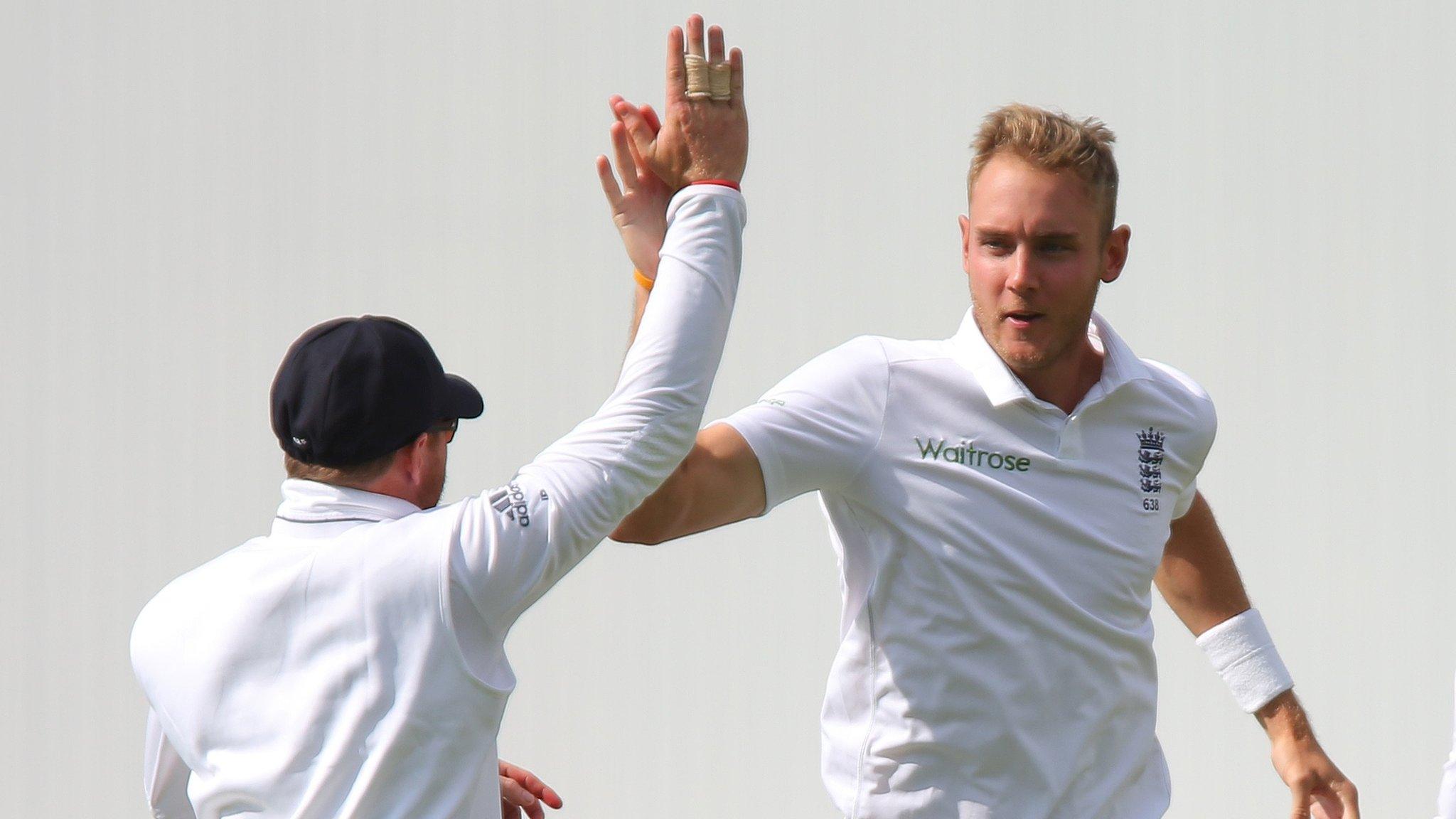 England bowler Stuart Broad