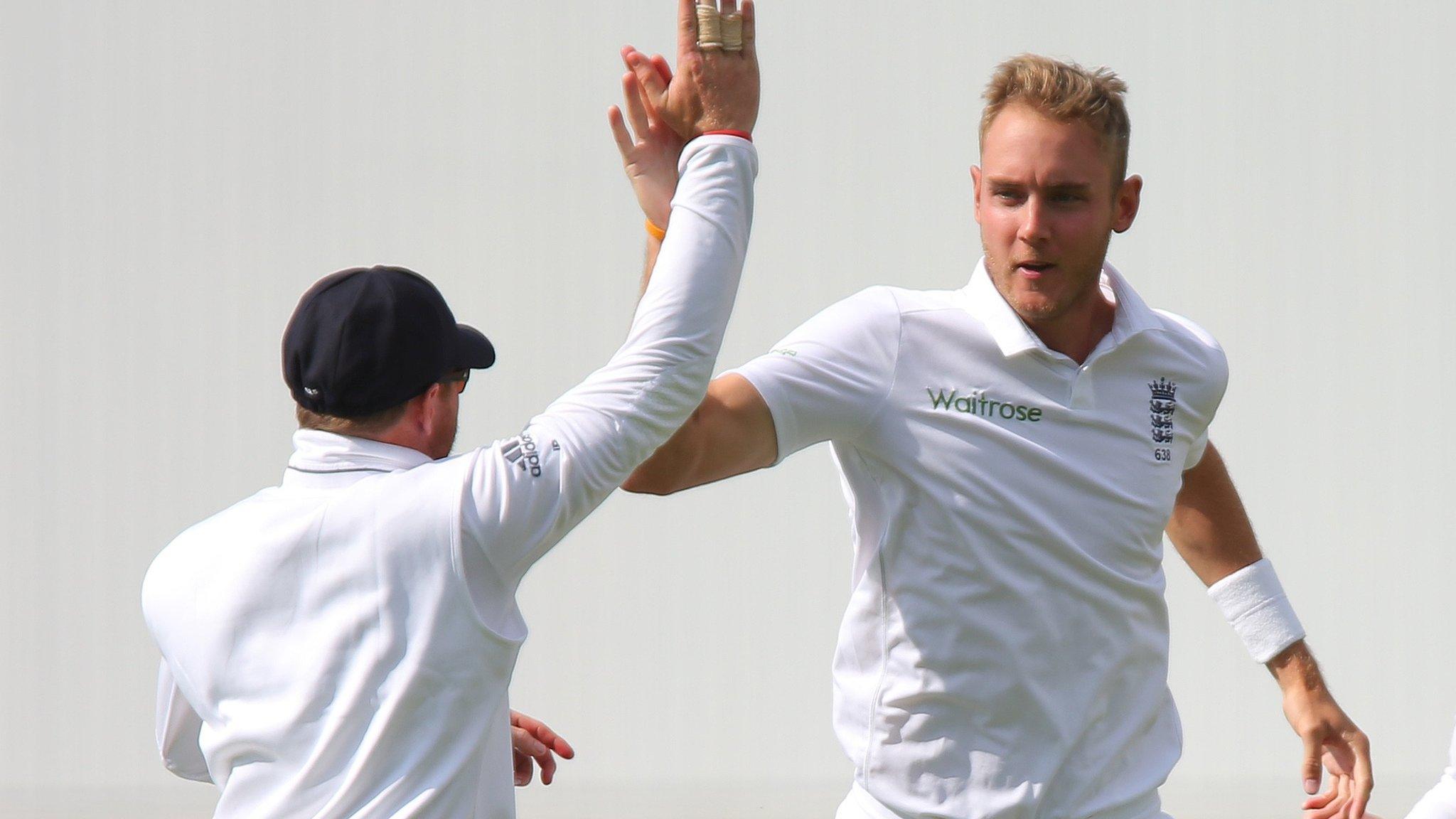 England bowler Stuart Broad