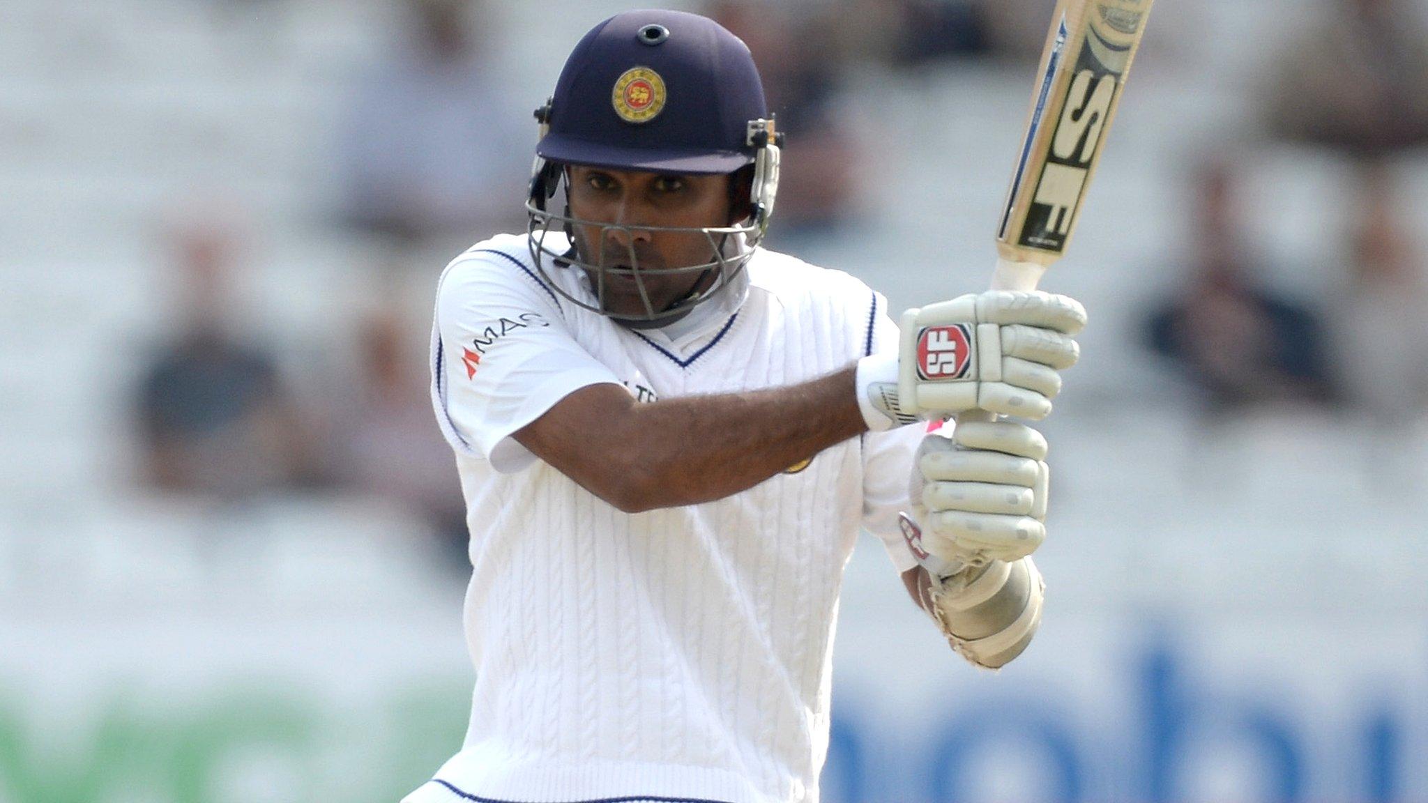 Sri Lanka's Mahela Jayawardene hits out on day three at Headingley