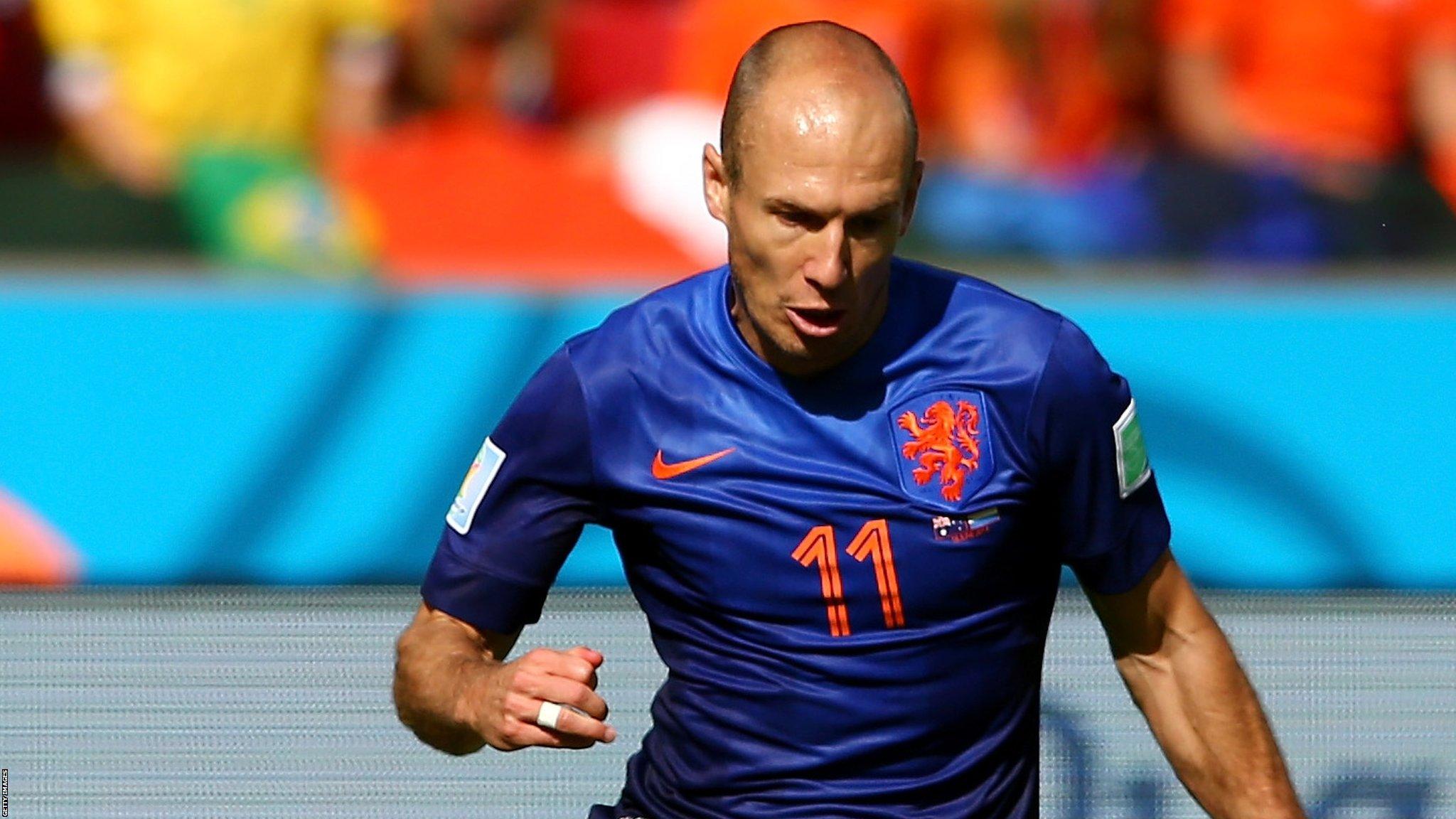 Netherlands forward Arjen Robben