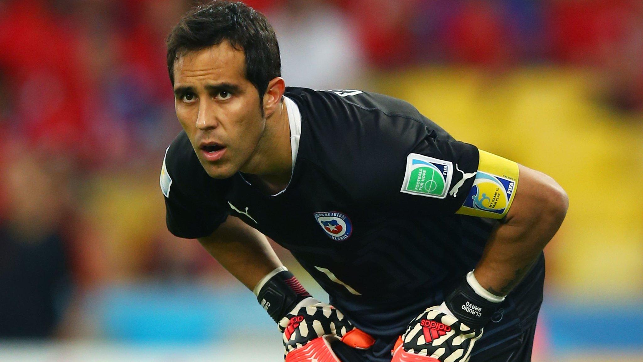 Chile goalkeeper Claudio Bravo