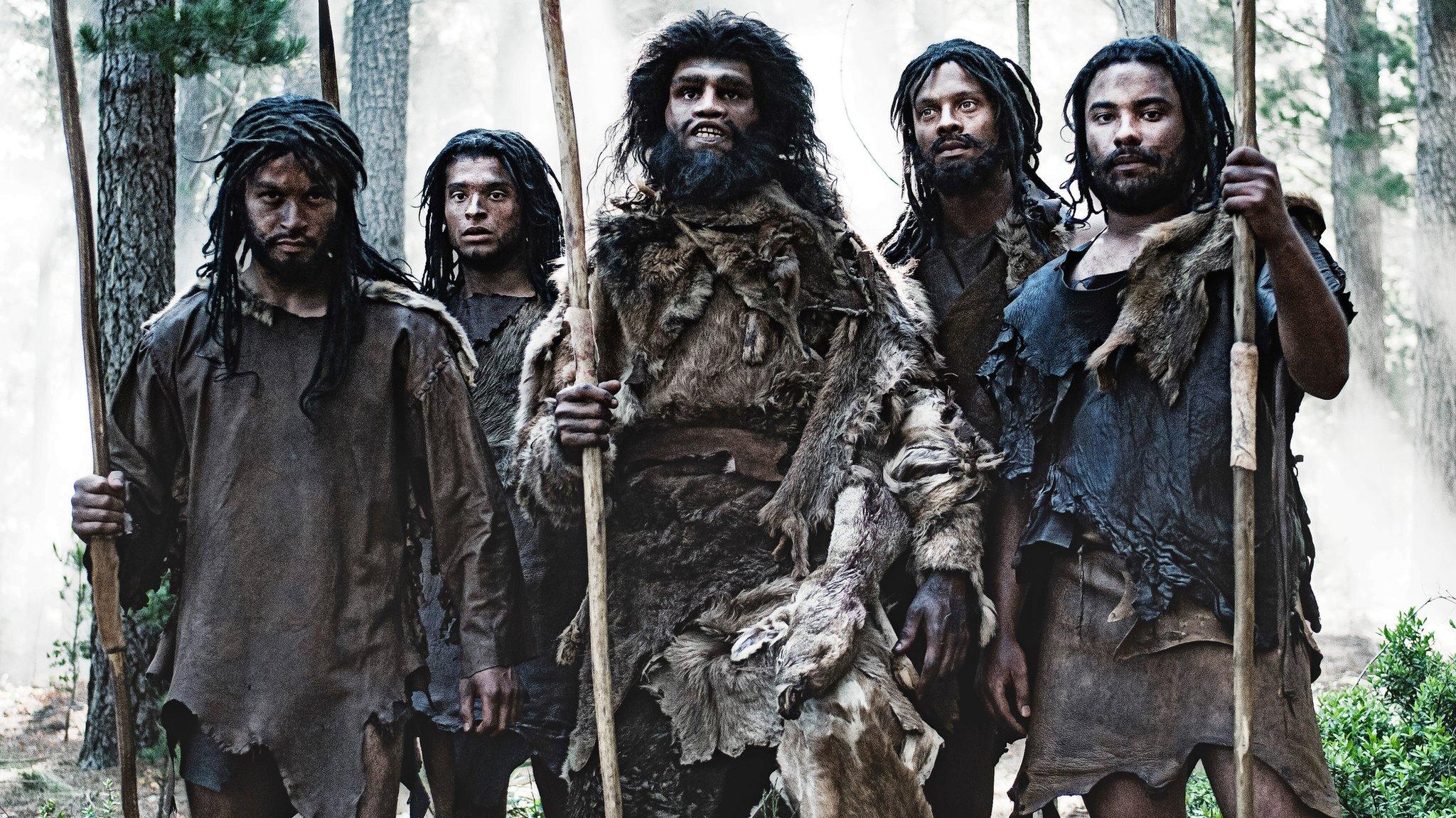 Actors portraying Neanderthals from Andrew Marr's History of the World