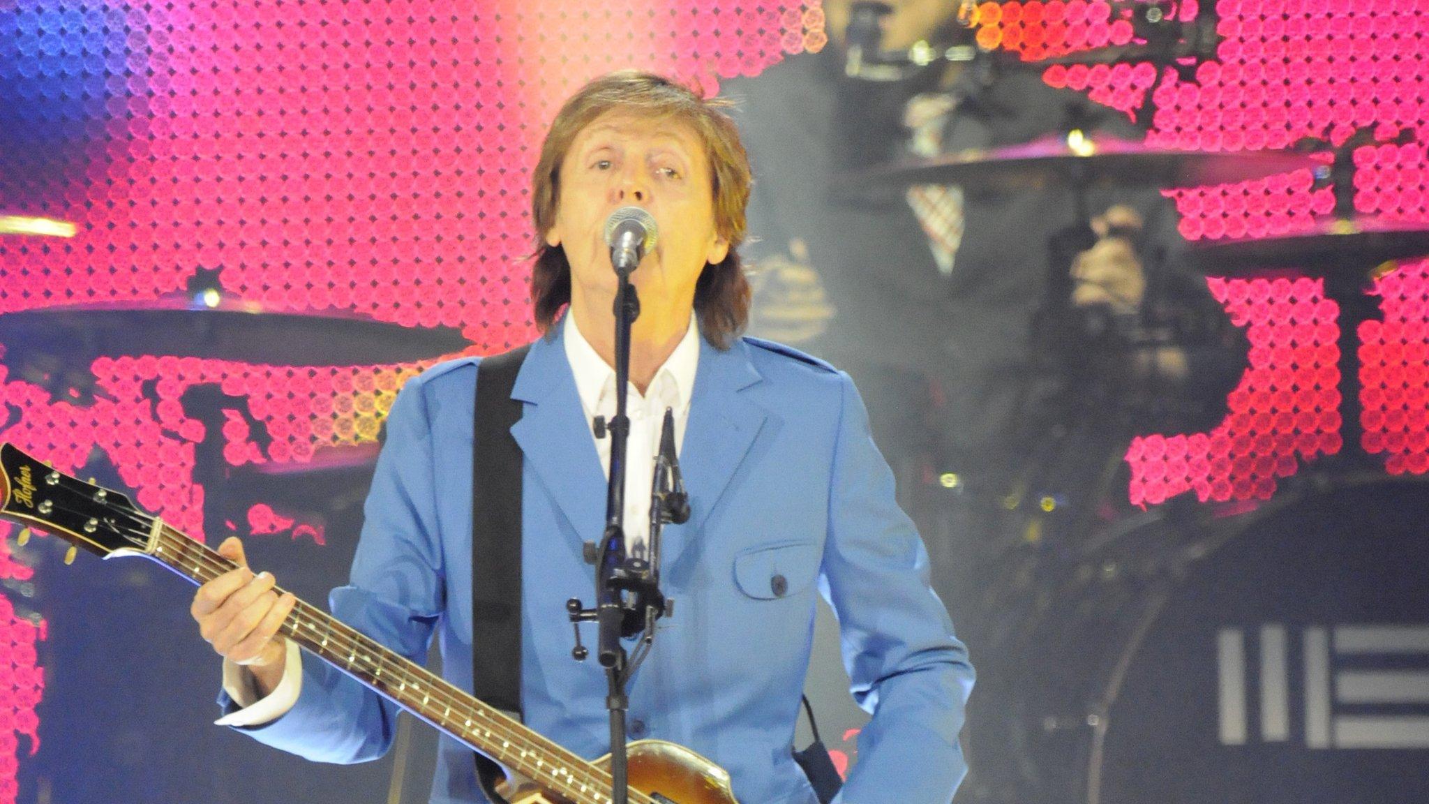 Sir Paul McCartney at the Times Union Centre, Albany, New York, on 5 July 2014