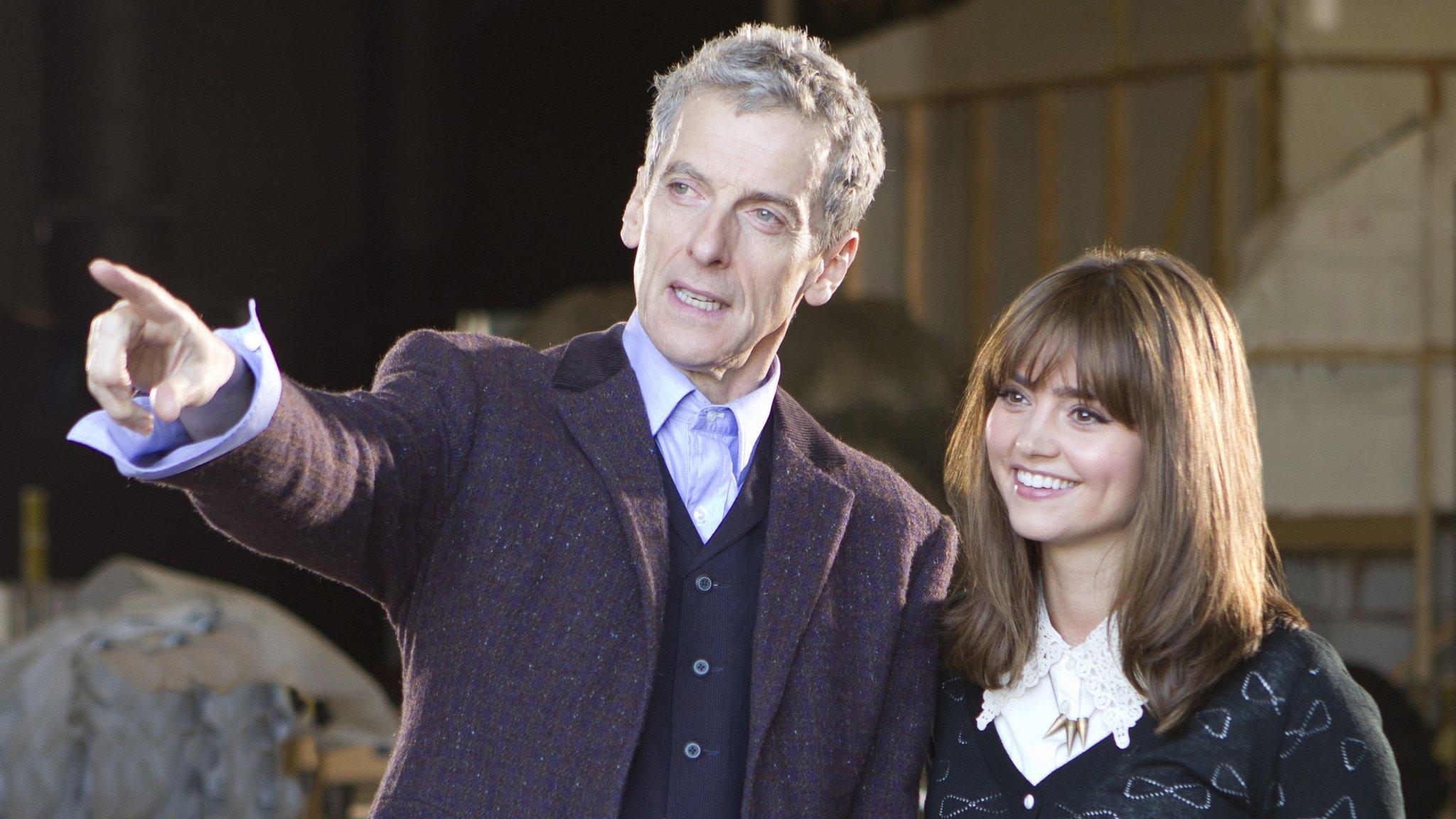 Peter Capaldi and Jenna Coleman