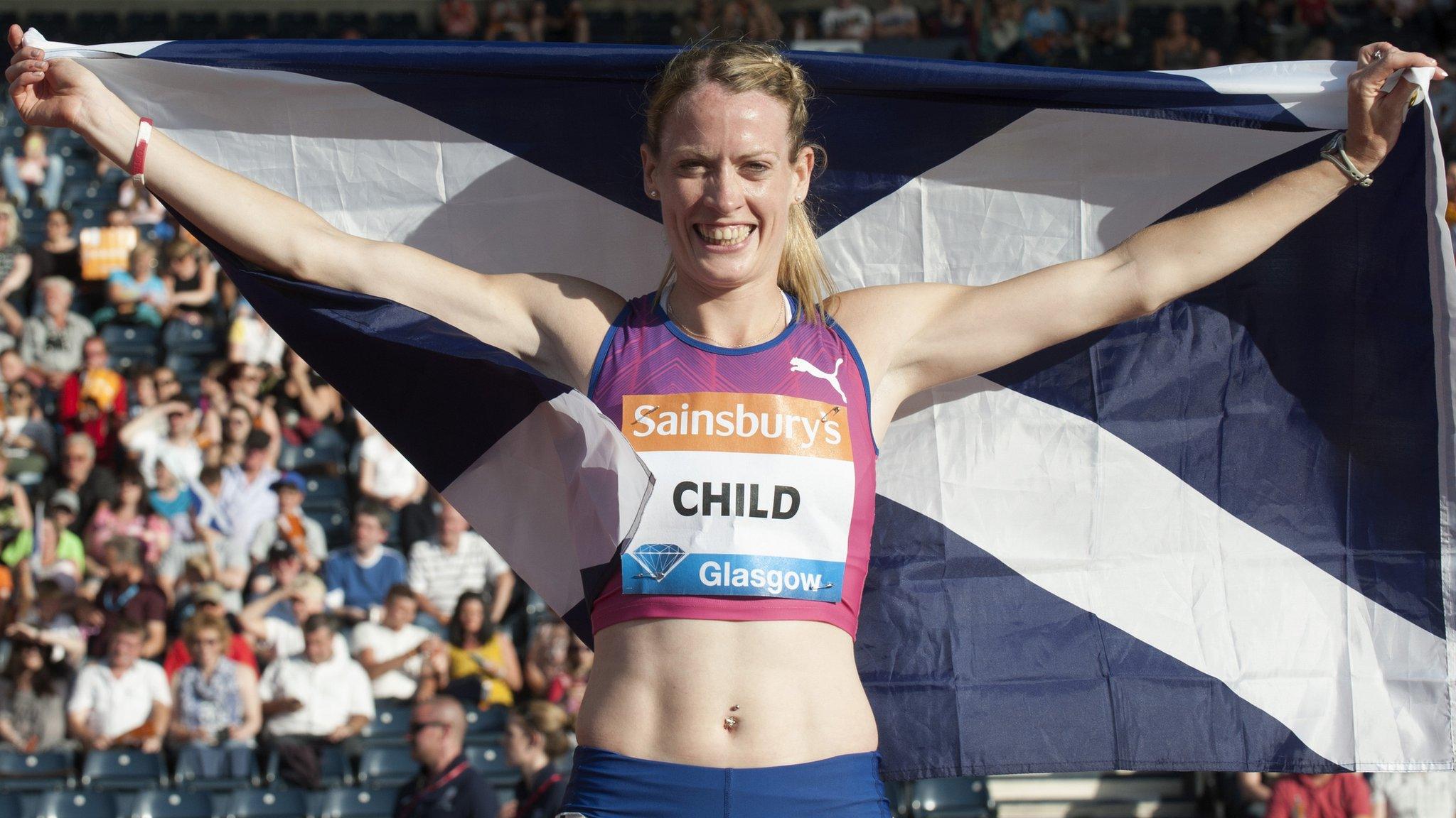 Eilidh Child won at Hampden's Diamond League meeting