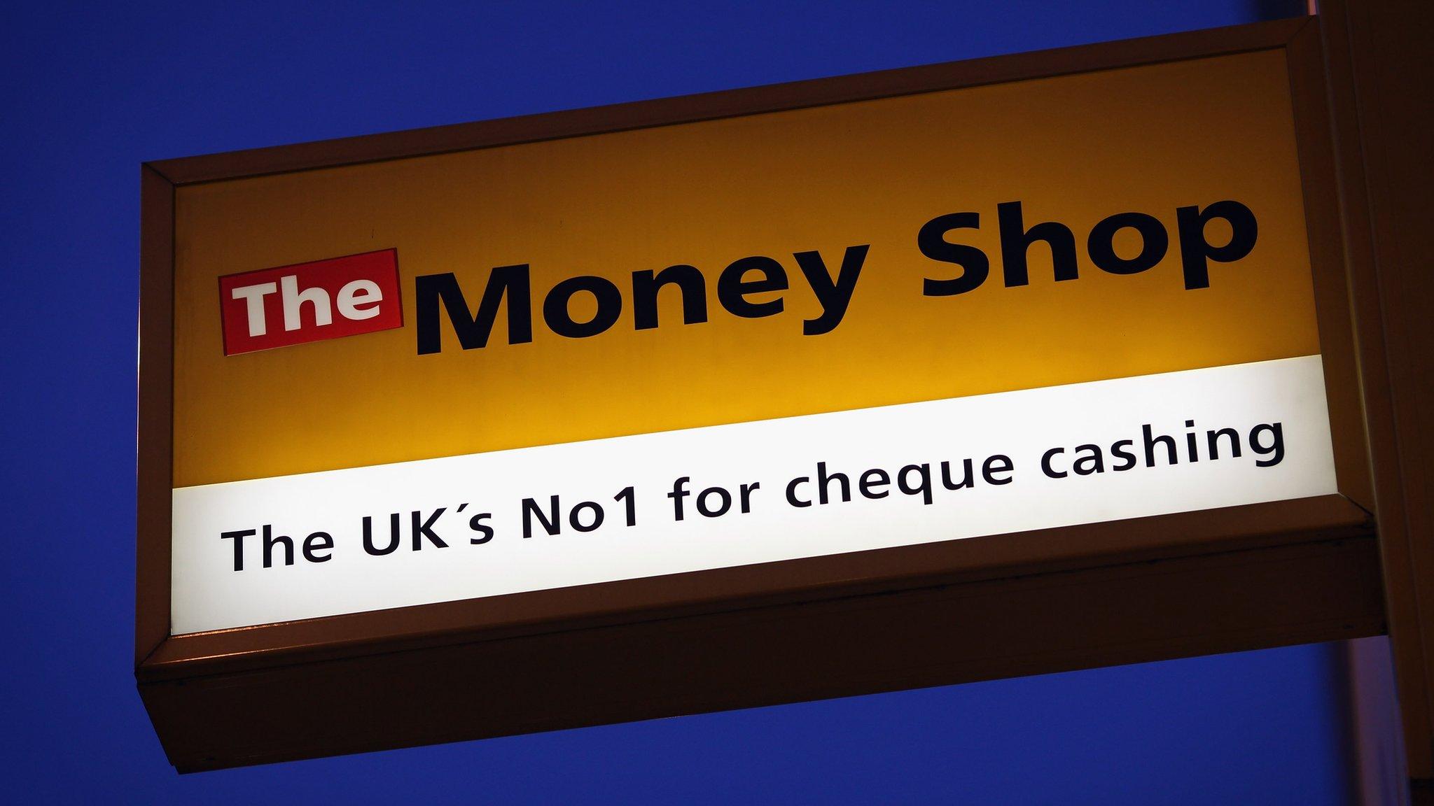 Money Shop sign