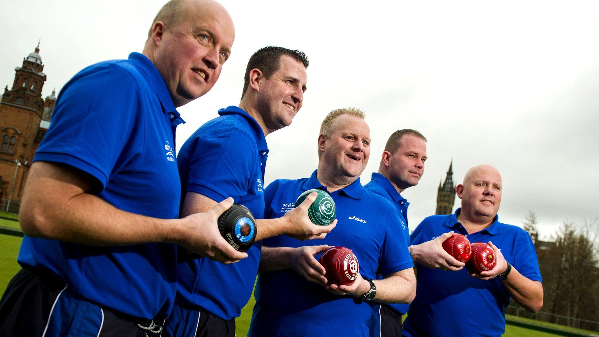 Paul Foster (second from left) has every faith in the Scotland team