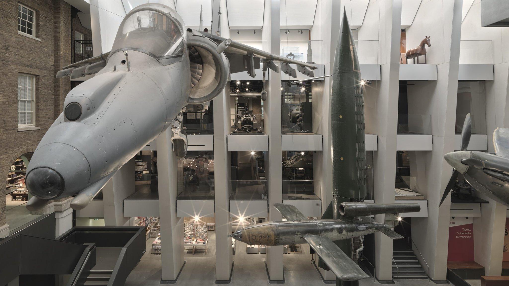 New Imperial War Museum London atrium