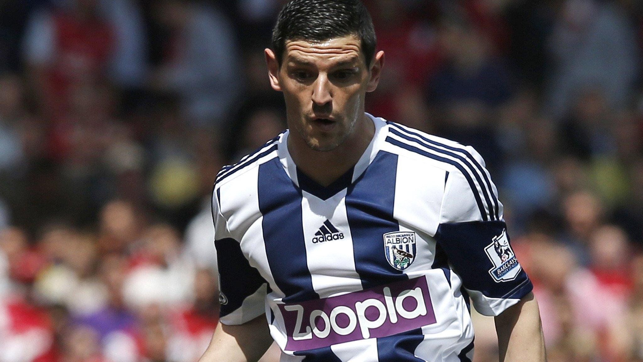 West Brom midfielder Graham Dorrans