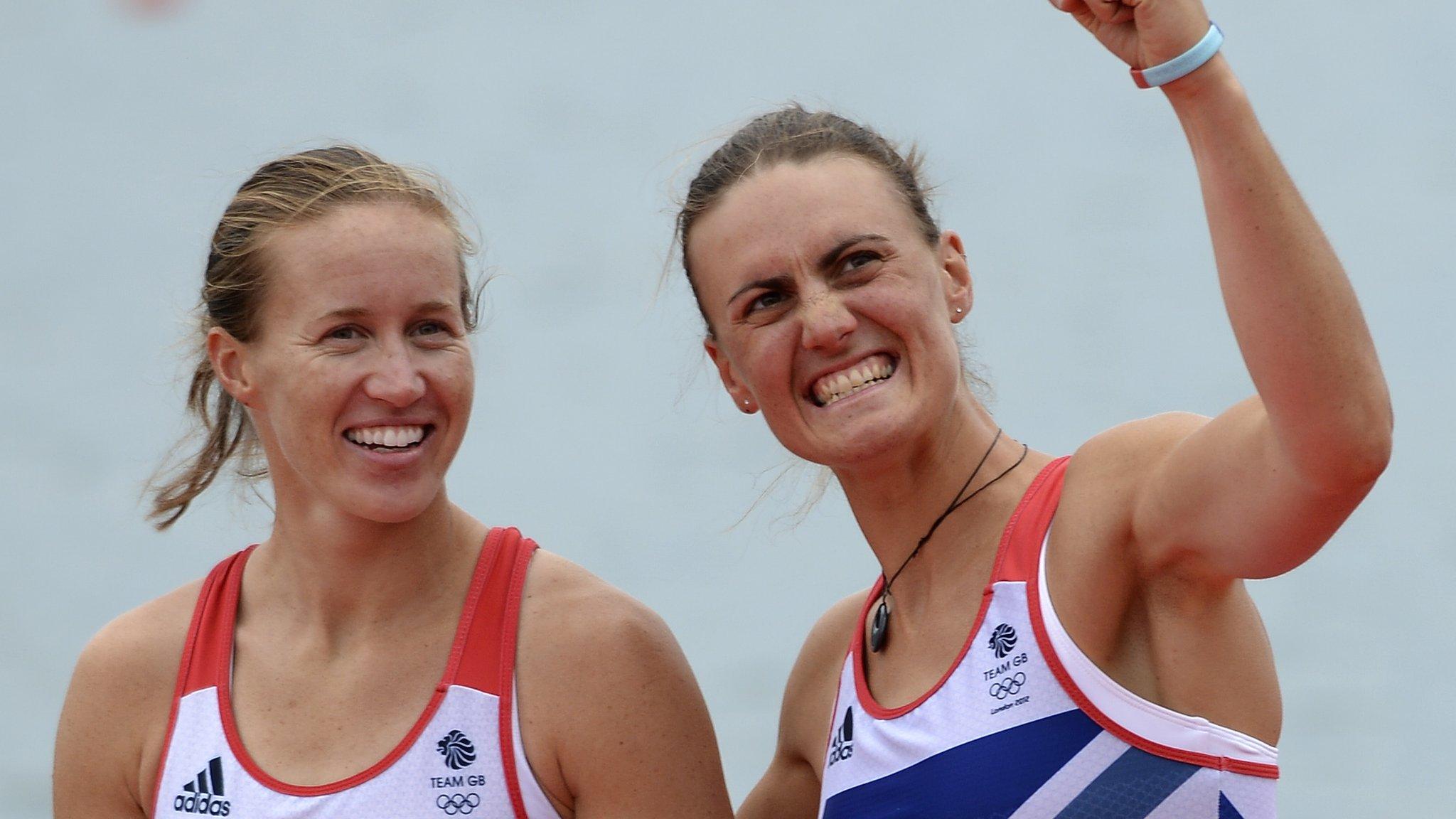 Heather Stanning and Helen Glover