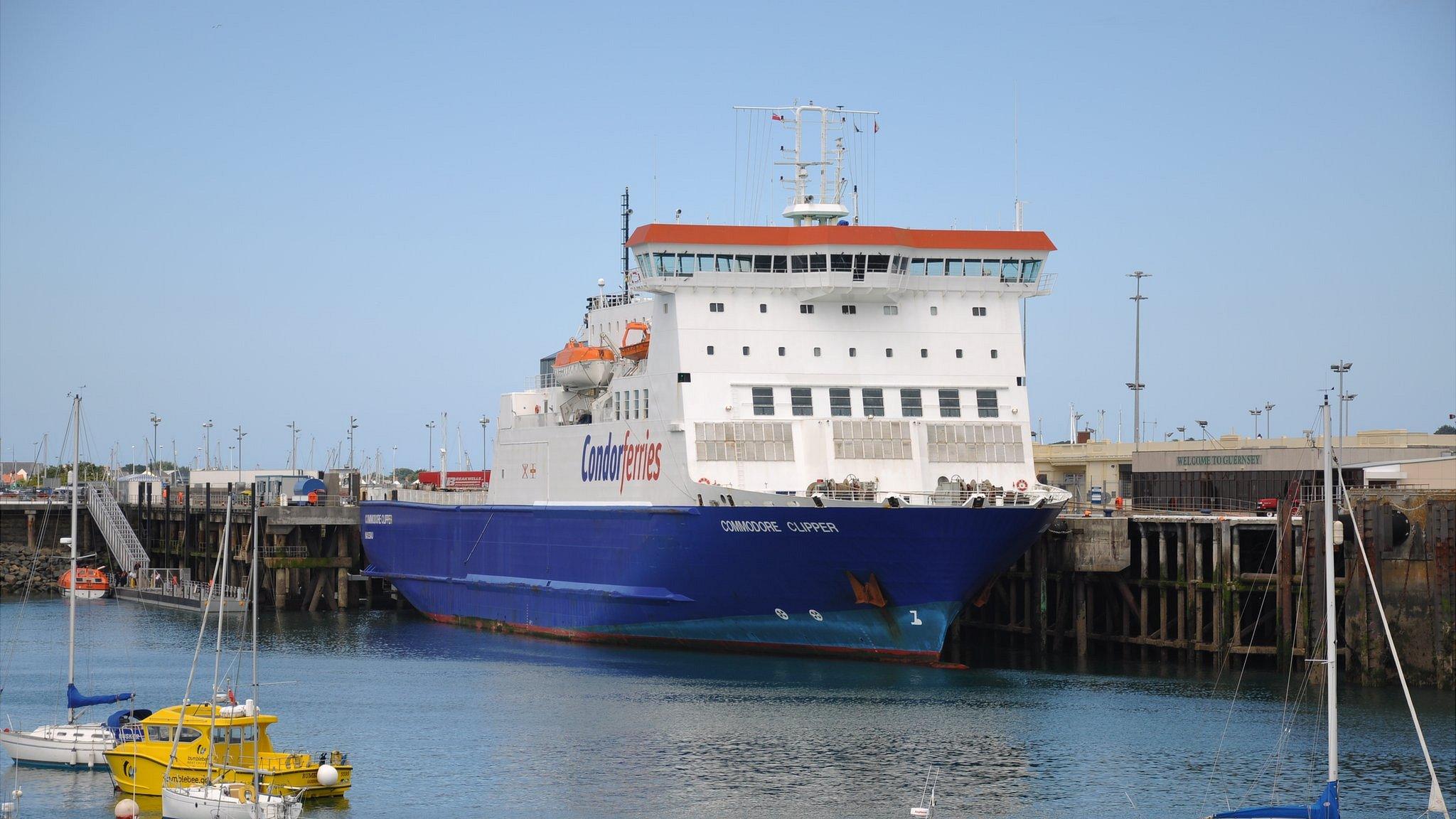 Commodore Clipper in St Peter Port Harbour