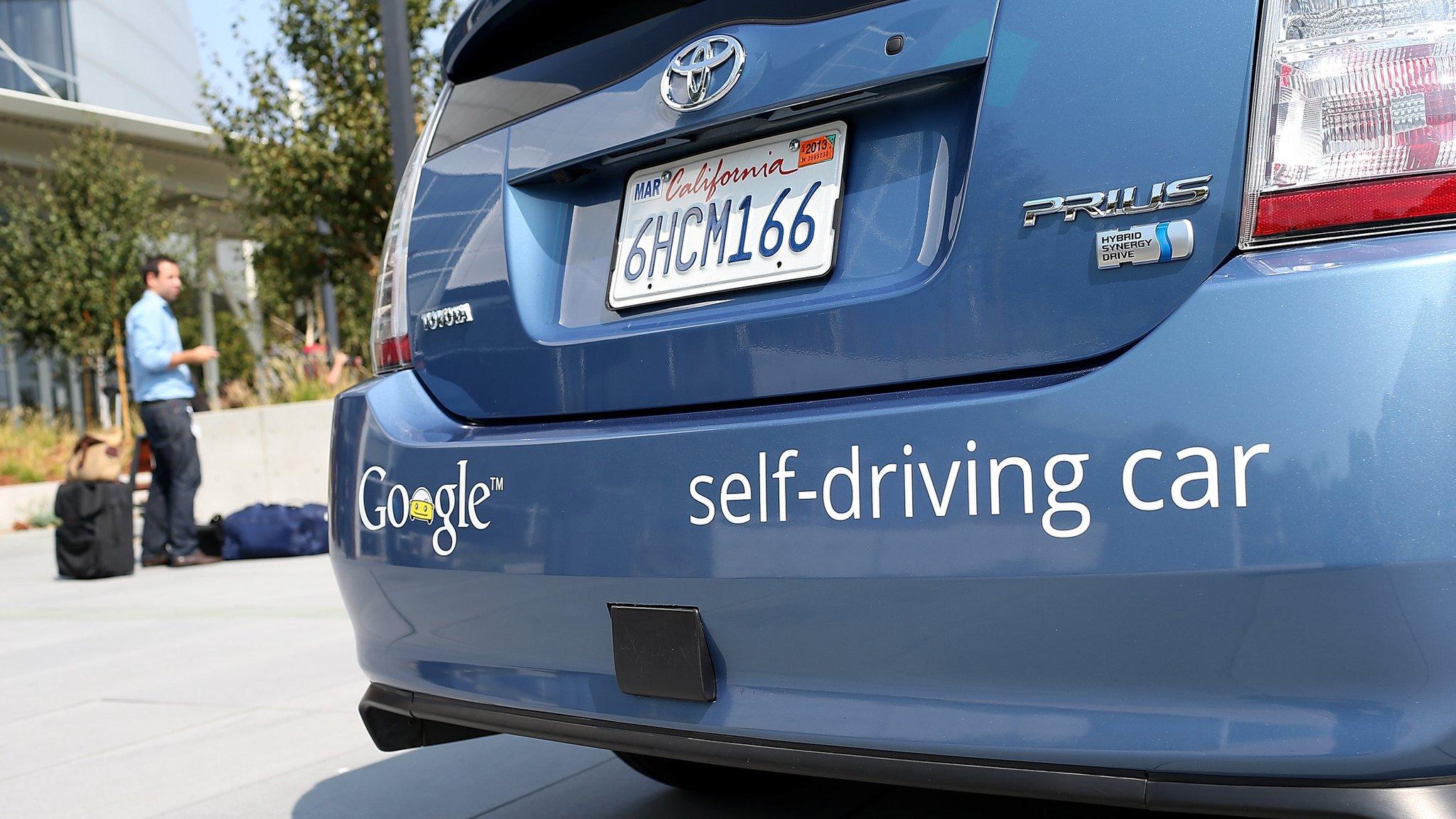 A Google driverless car