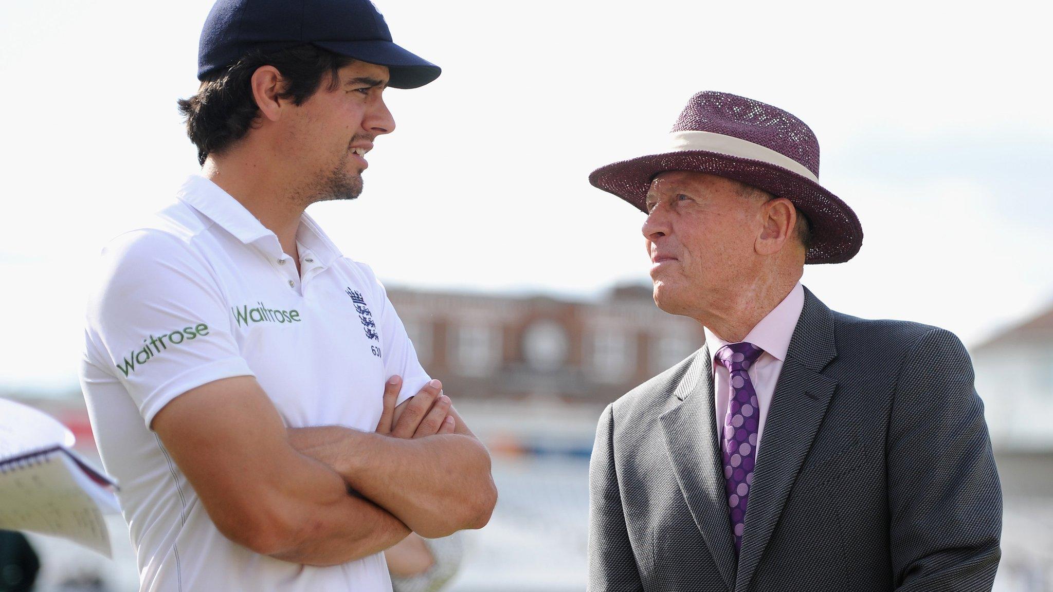 Alastair Cook & Geoffrey Boycott