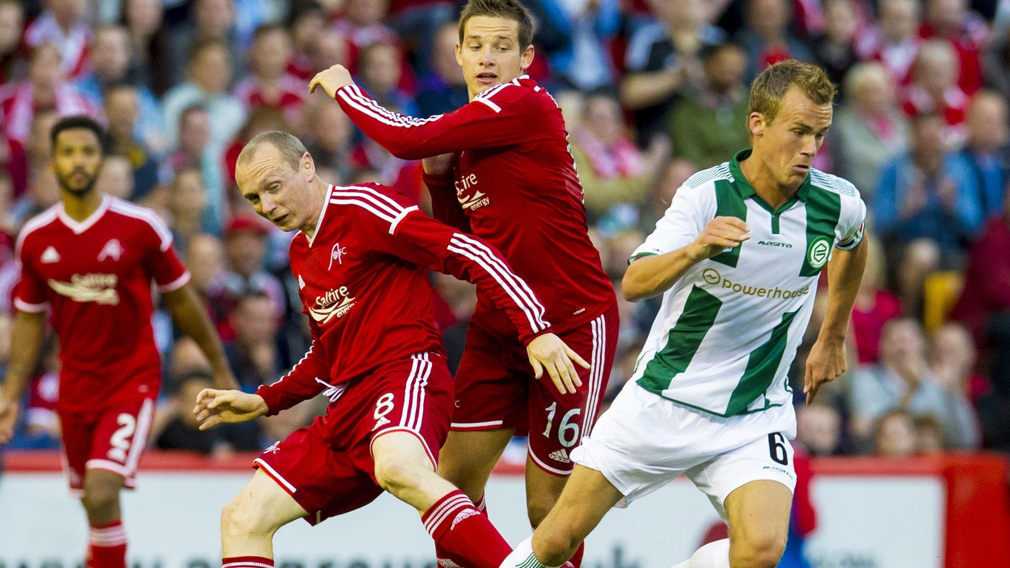 Aberdeen in action against Groningen