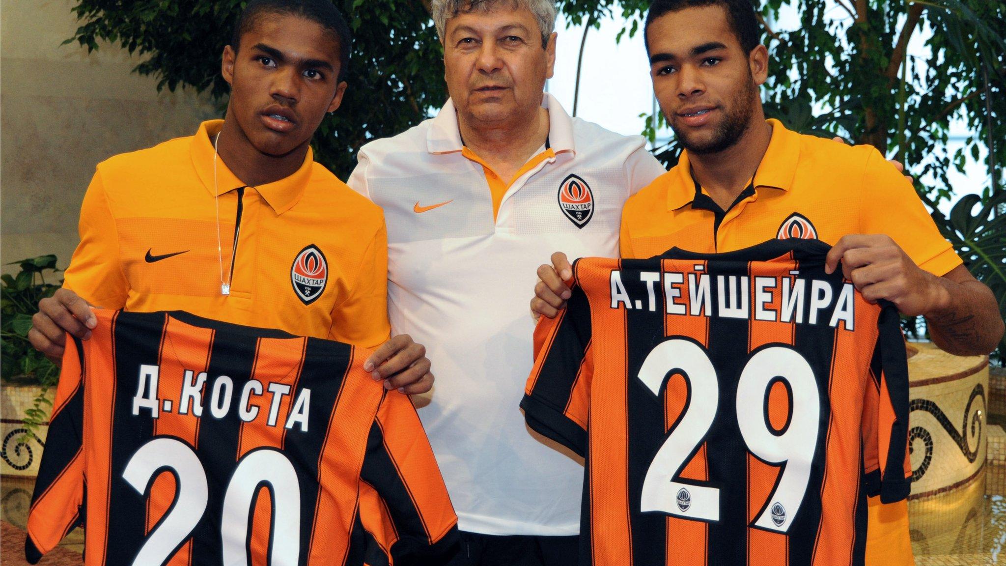 Douglas Costa and Alex Teixeira