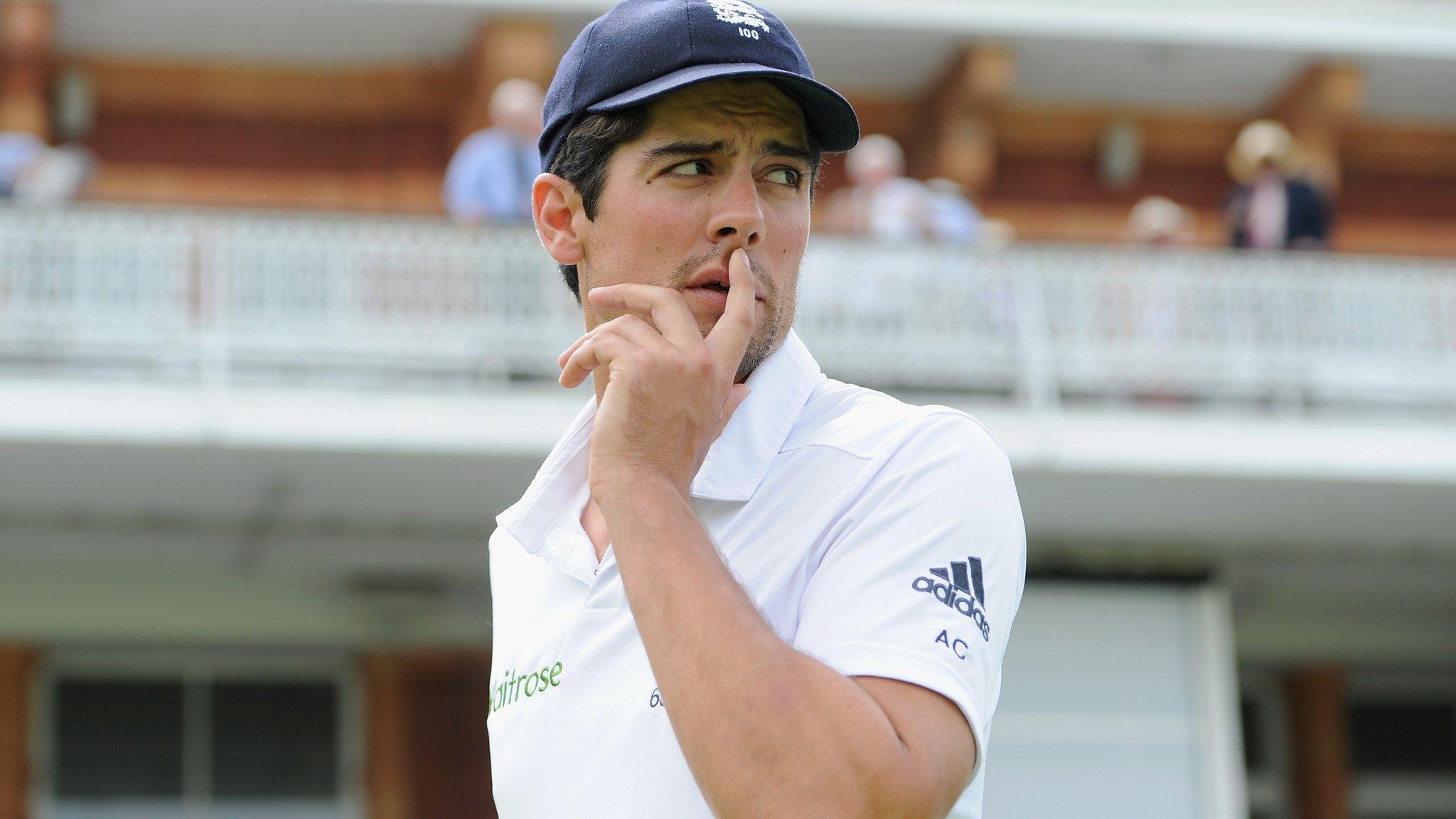 England captain Alastair Cook